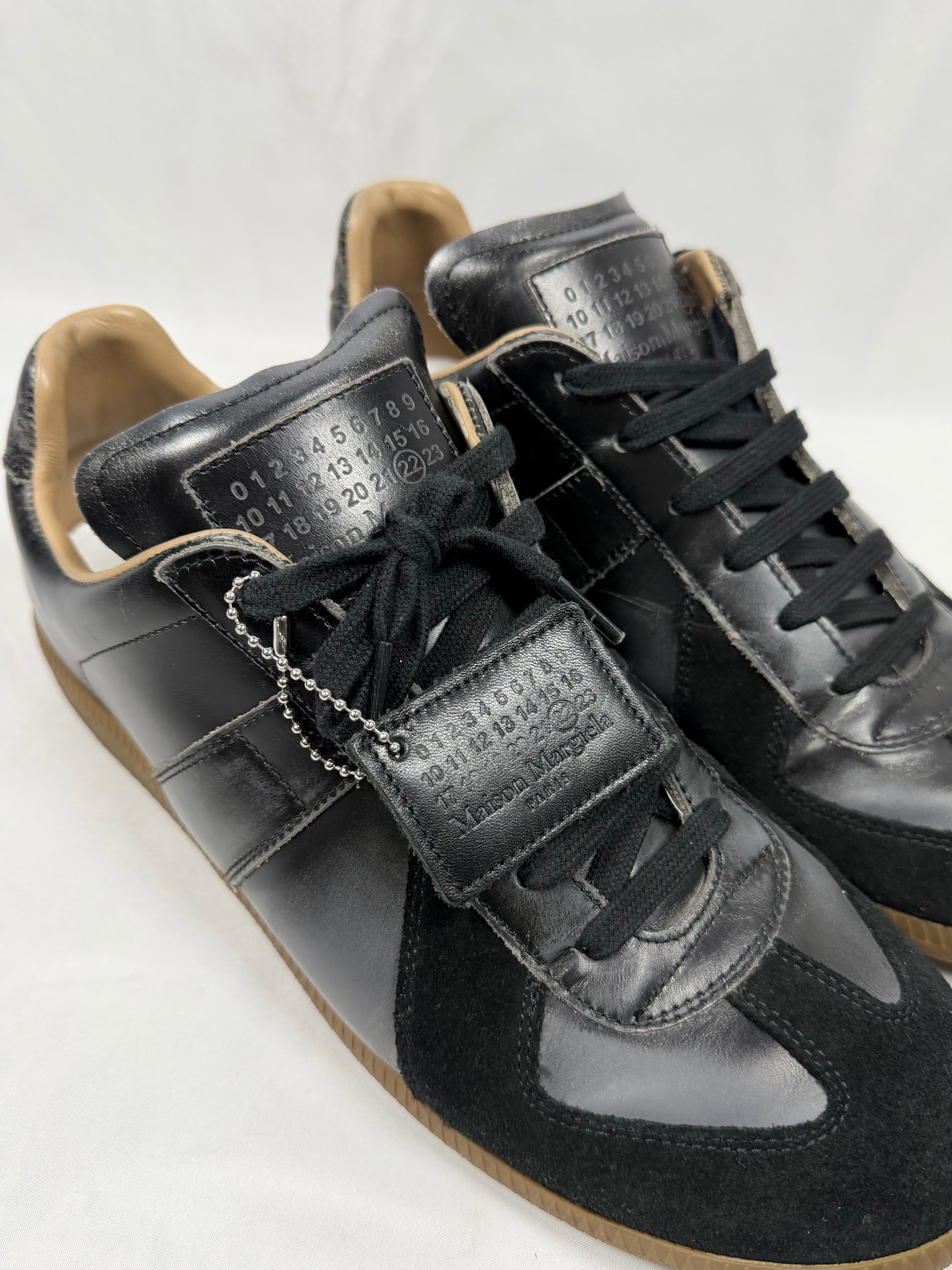 Maison Margiela Satin Black ‘VIP’ GAT Replica Low