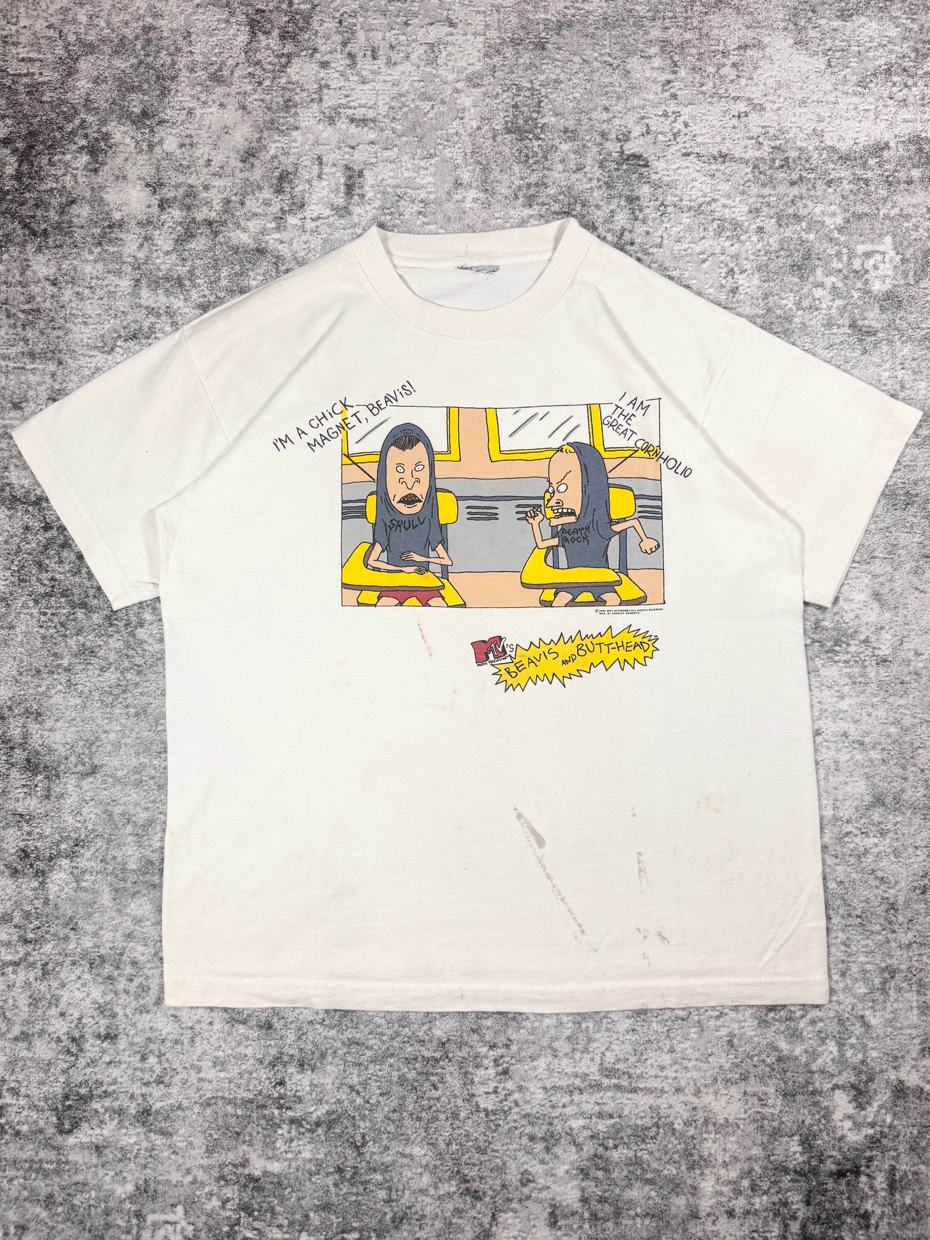 90s Vintage Mtv Beavis And Butthead ‘Chick Magnet’ T shirt