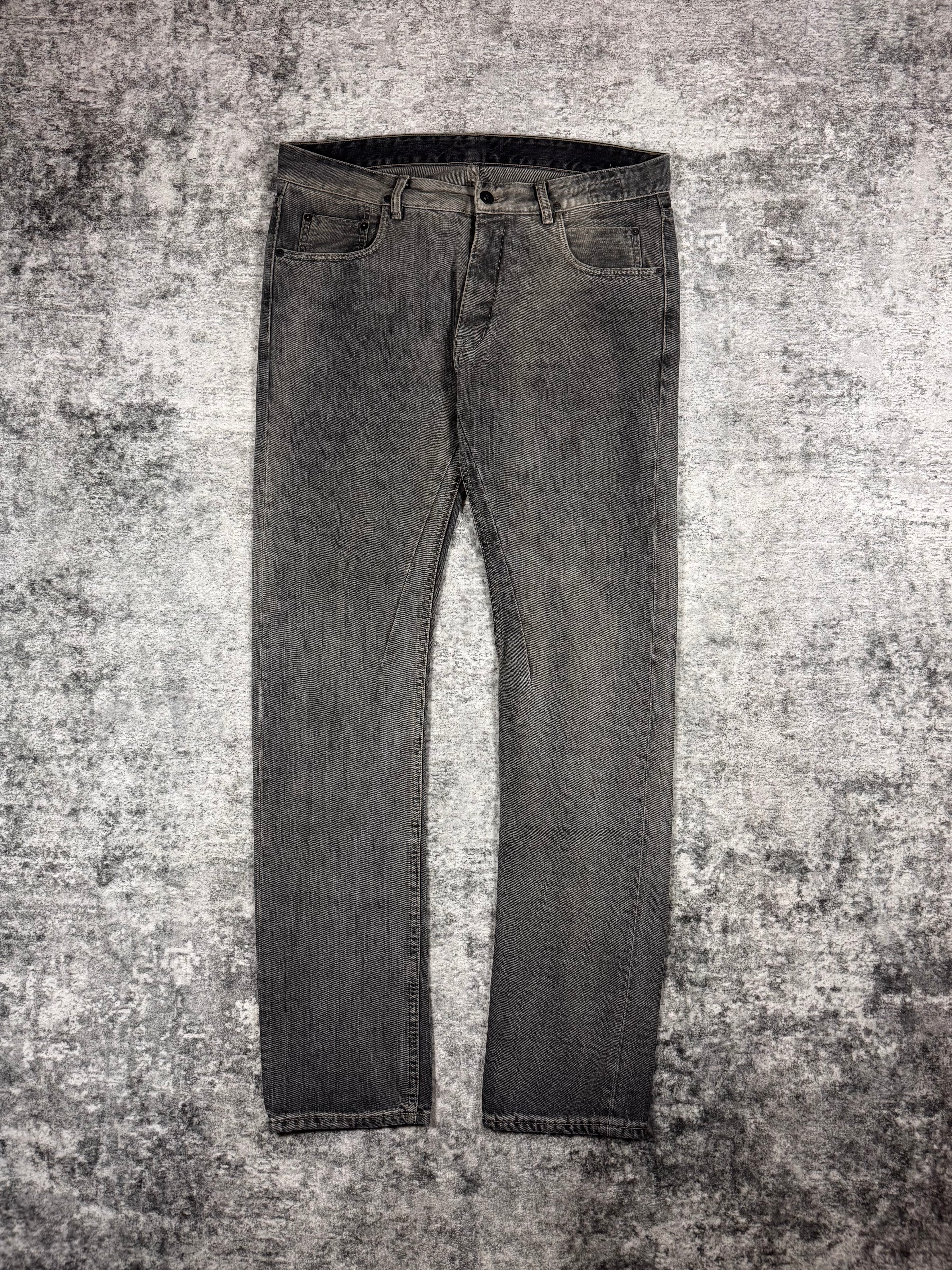 SS18 Rick Owens “Dirt” Hustler Drkshdw Detroit Cut Denim