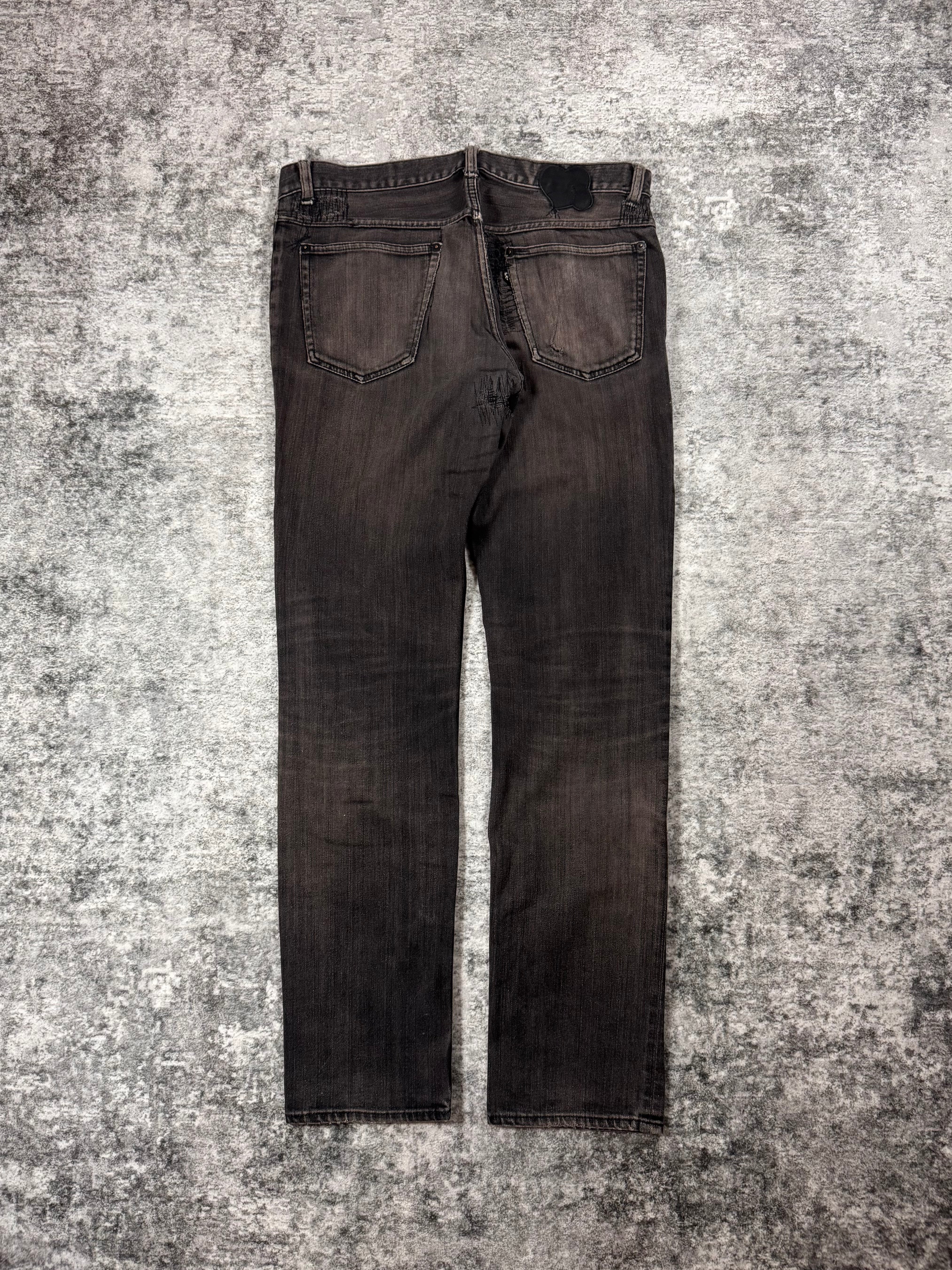 FW06 Number (N)ine “Noir” Distressed Pain Denim