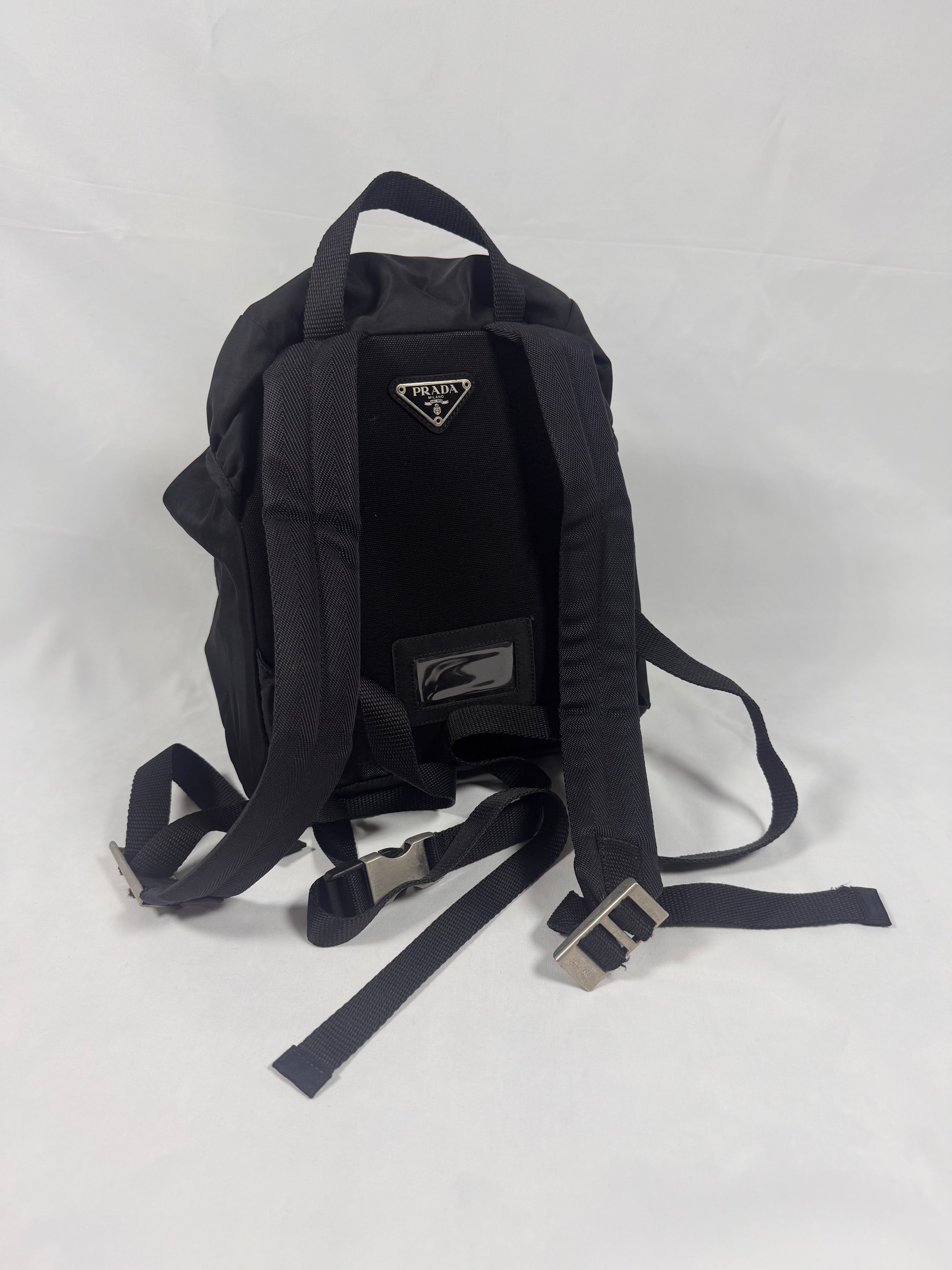 Prada Milano 00s ‘Nero’ Tessuto Nylon Backpack