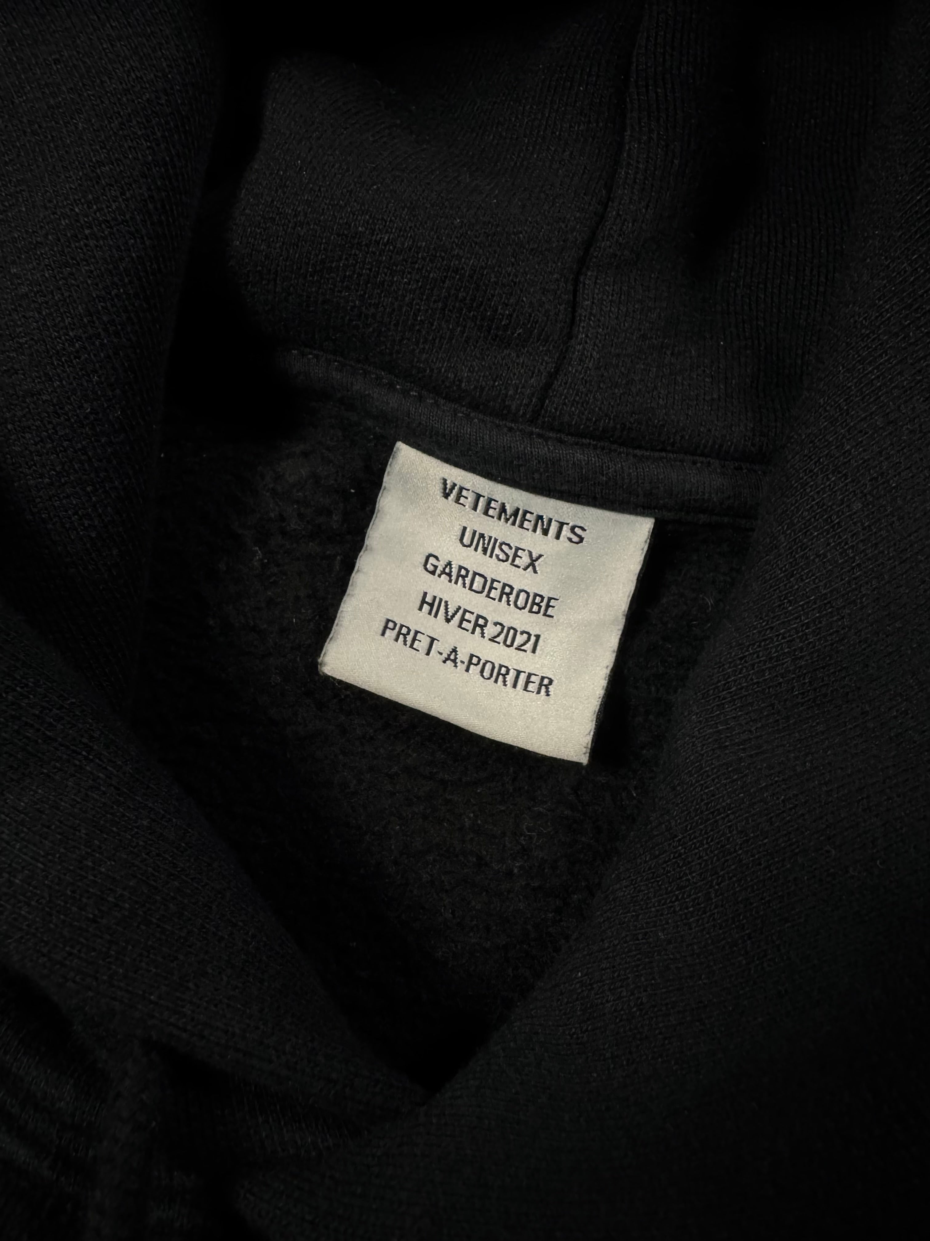 Vetements FW21 ‘The Power Of The Youth’ Unicorn Oversized Hoodie