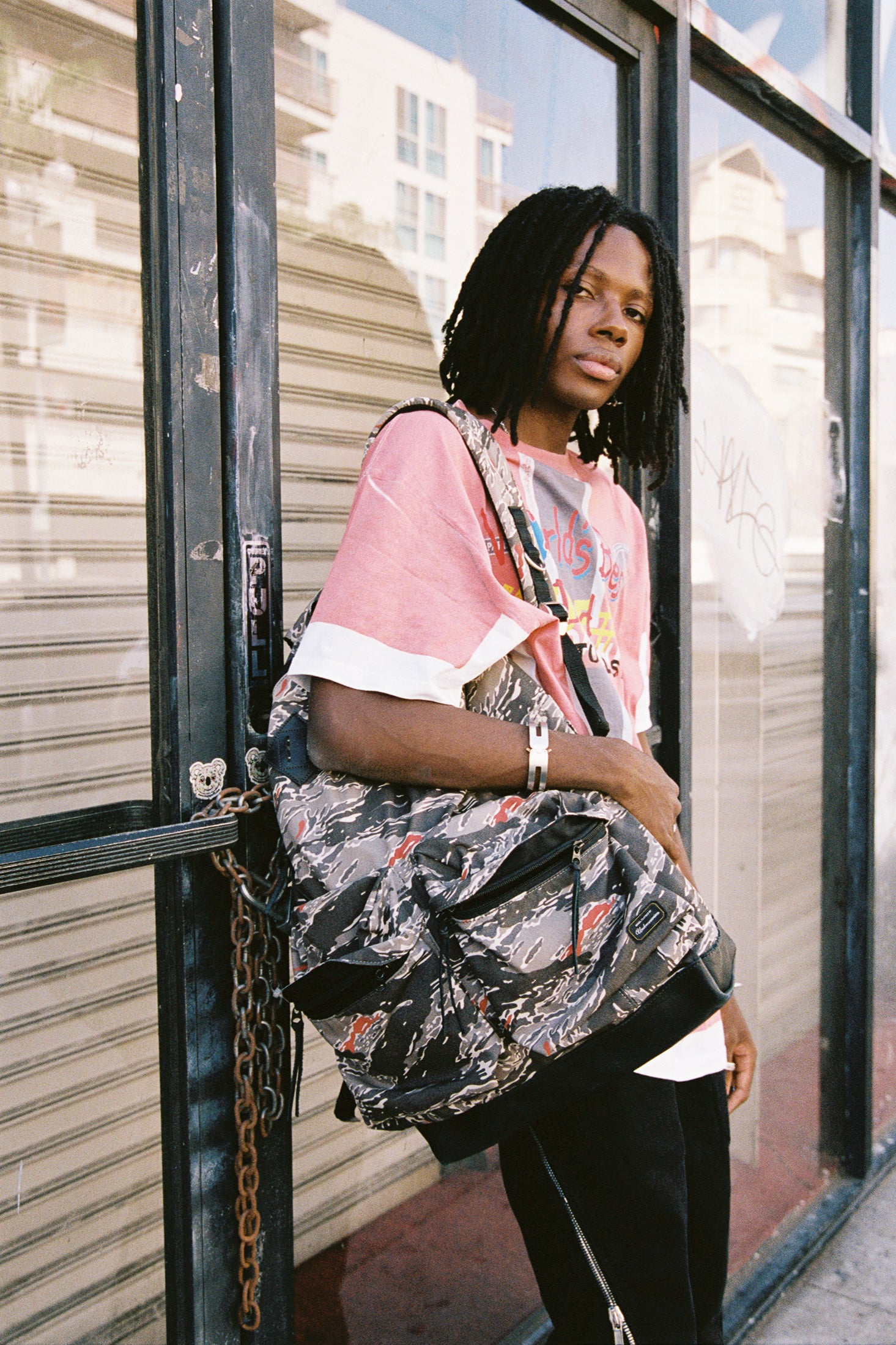 2000s Undercover Tiger Camo ‘We Make Noise Not Clothes’ Backpack