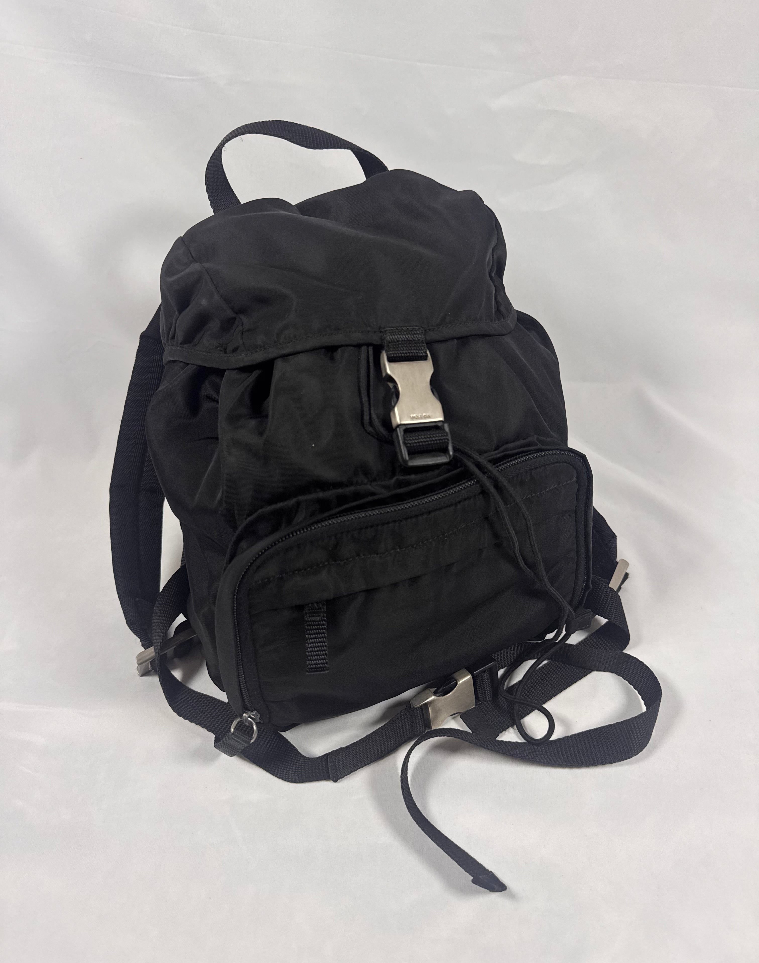 Prada Milano 00s ‘Nero’ Tessuto Nylon Backpack