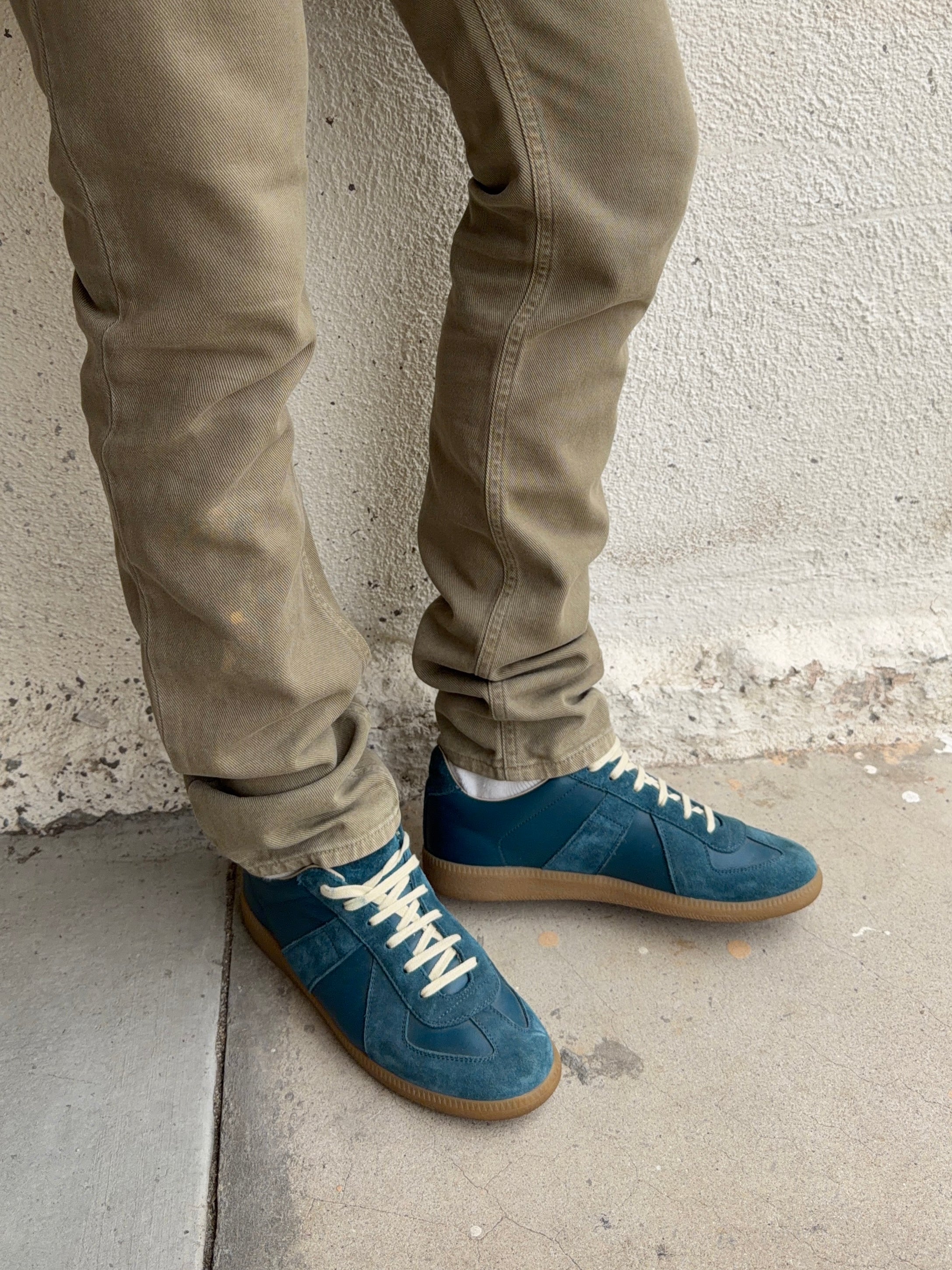 Maison Margiela Teal Blue GAT Replica Low