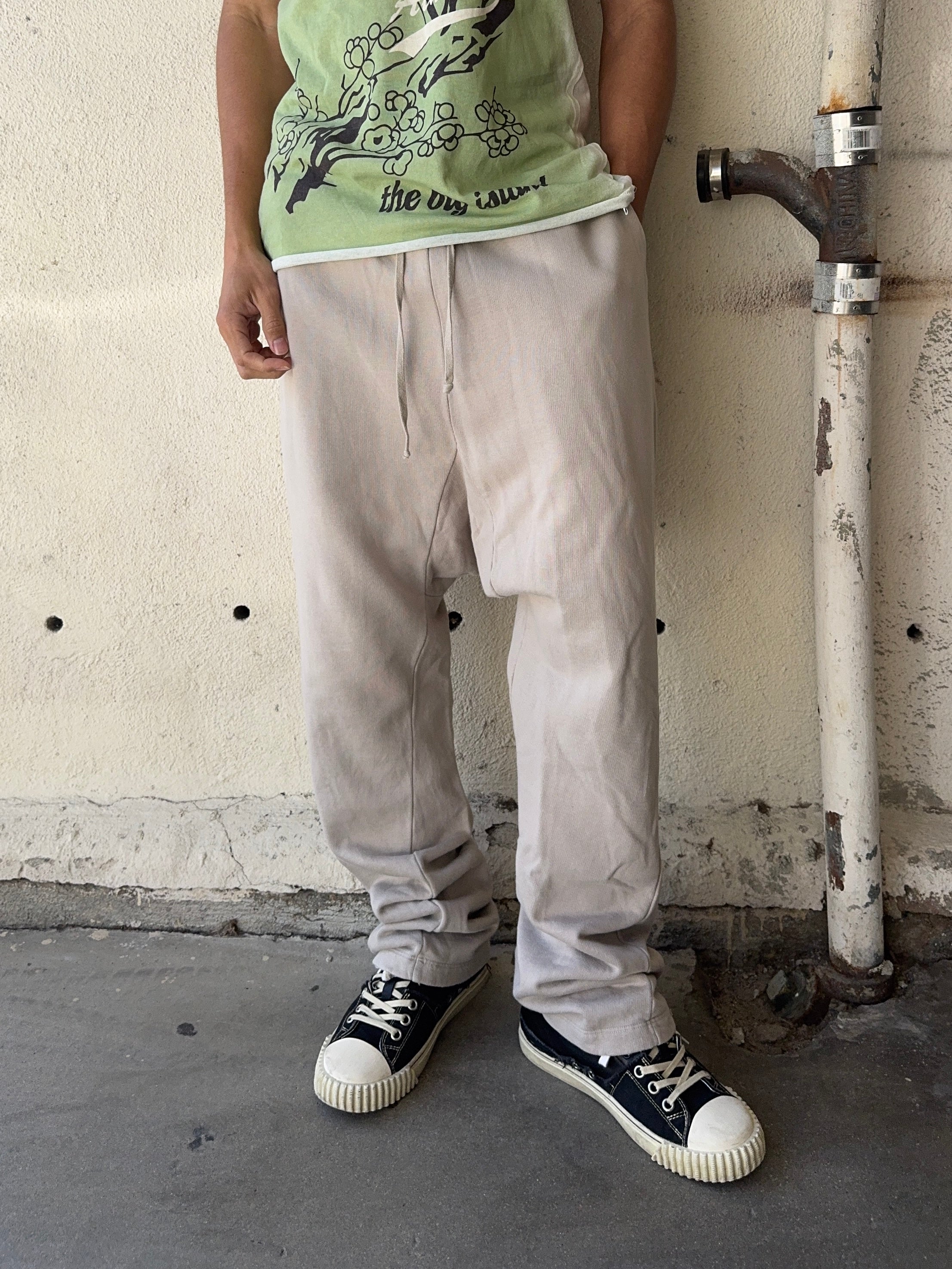 SS13 Rick Owens “Island” Heavy Fleece ‘Pearl’ Berlin Sweatpants