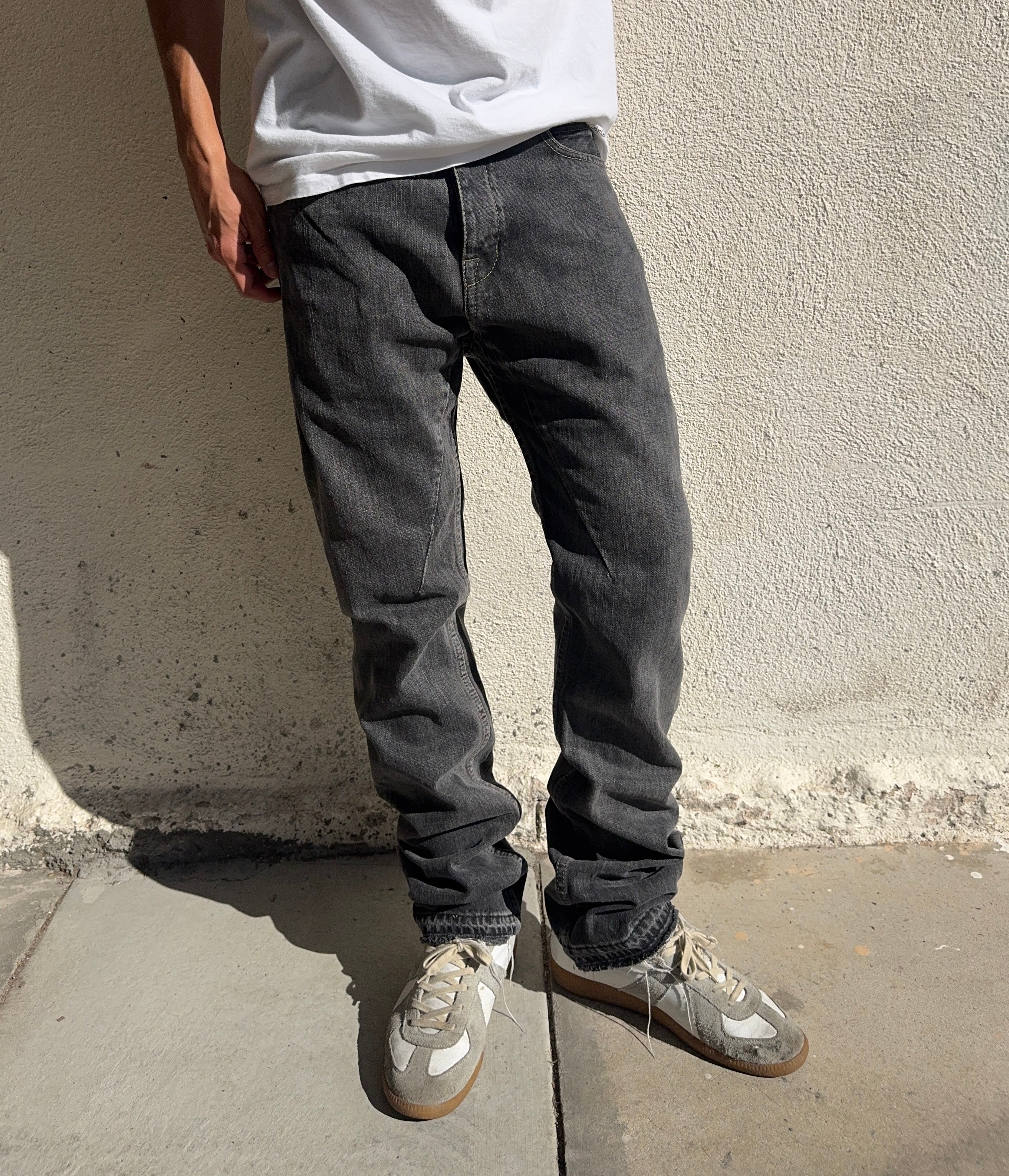 SS18 Rick Owens “Dirt” Hustler Drkshdw Torrance Cut Denim