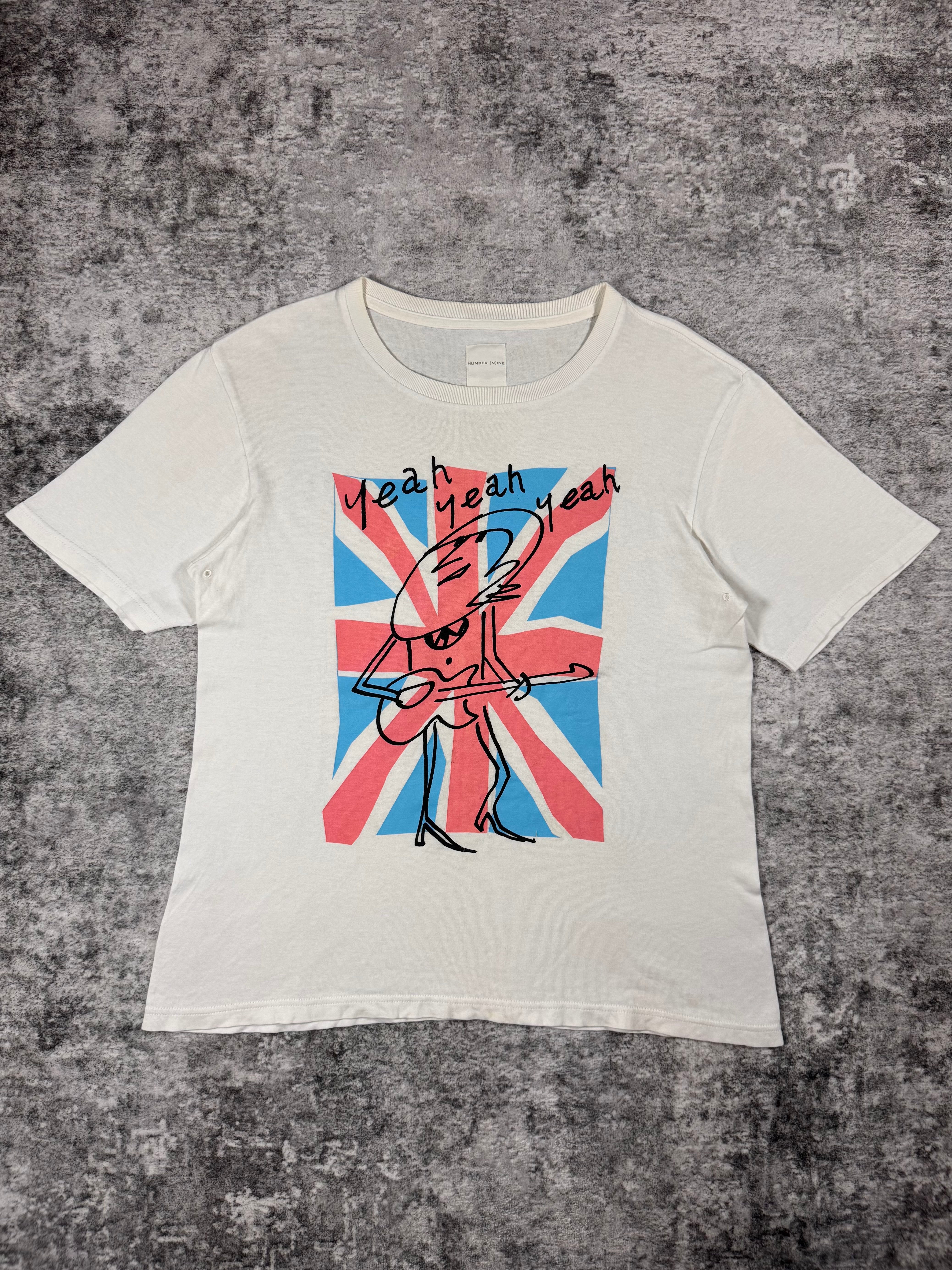 AW00 Number (N)ine “Redisun” Union Jack Rockstar T shirt