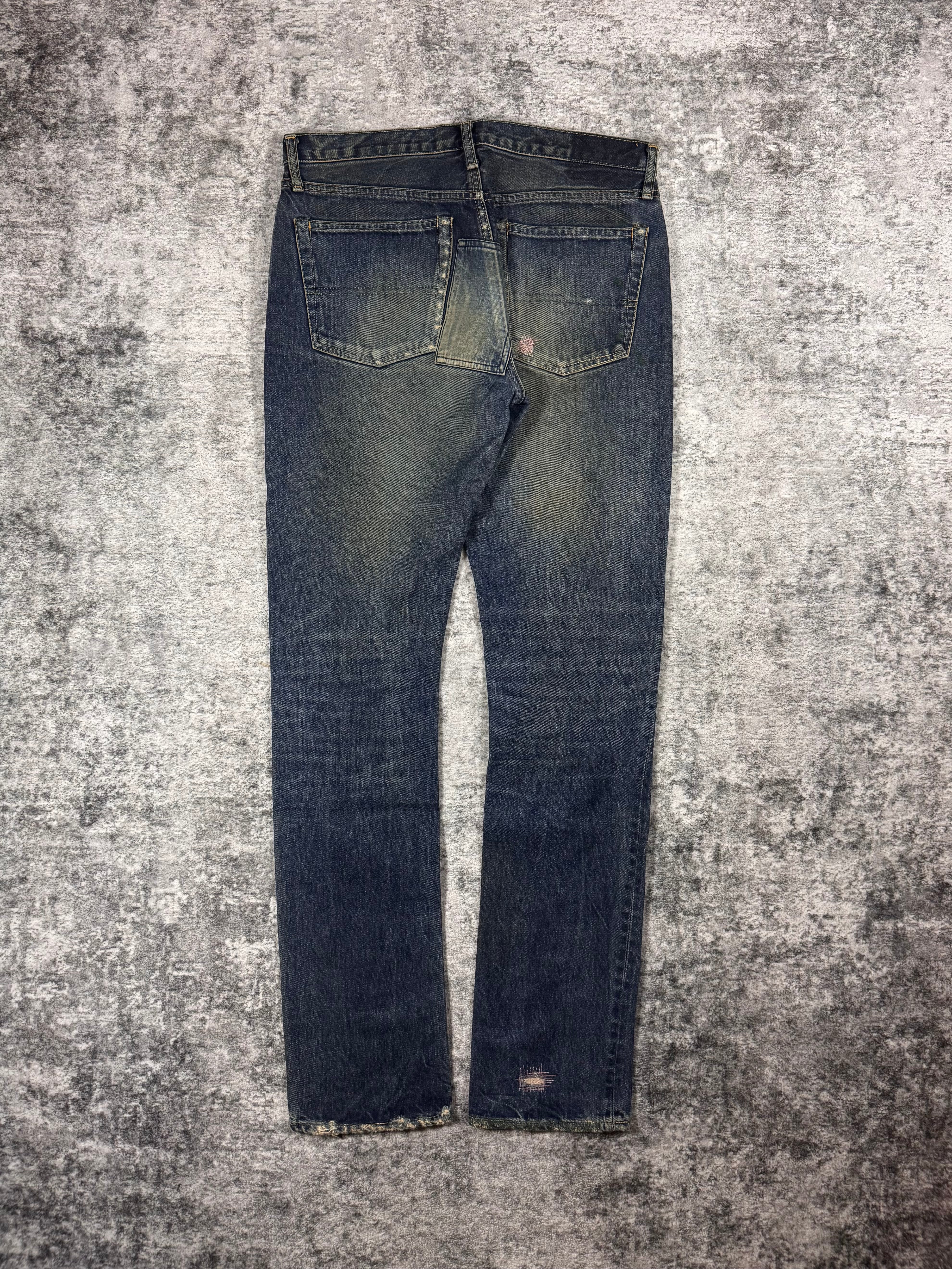SS05 Undercover “But Beautiful” 60 Mudwash Distressed Patchwork Denim