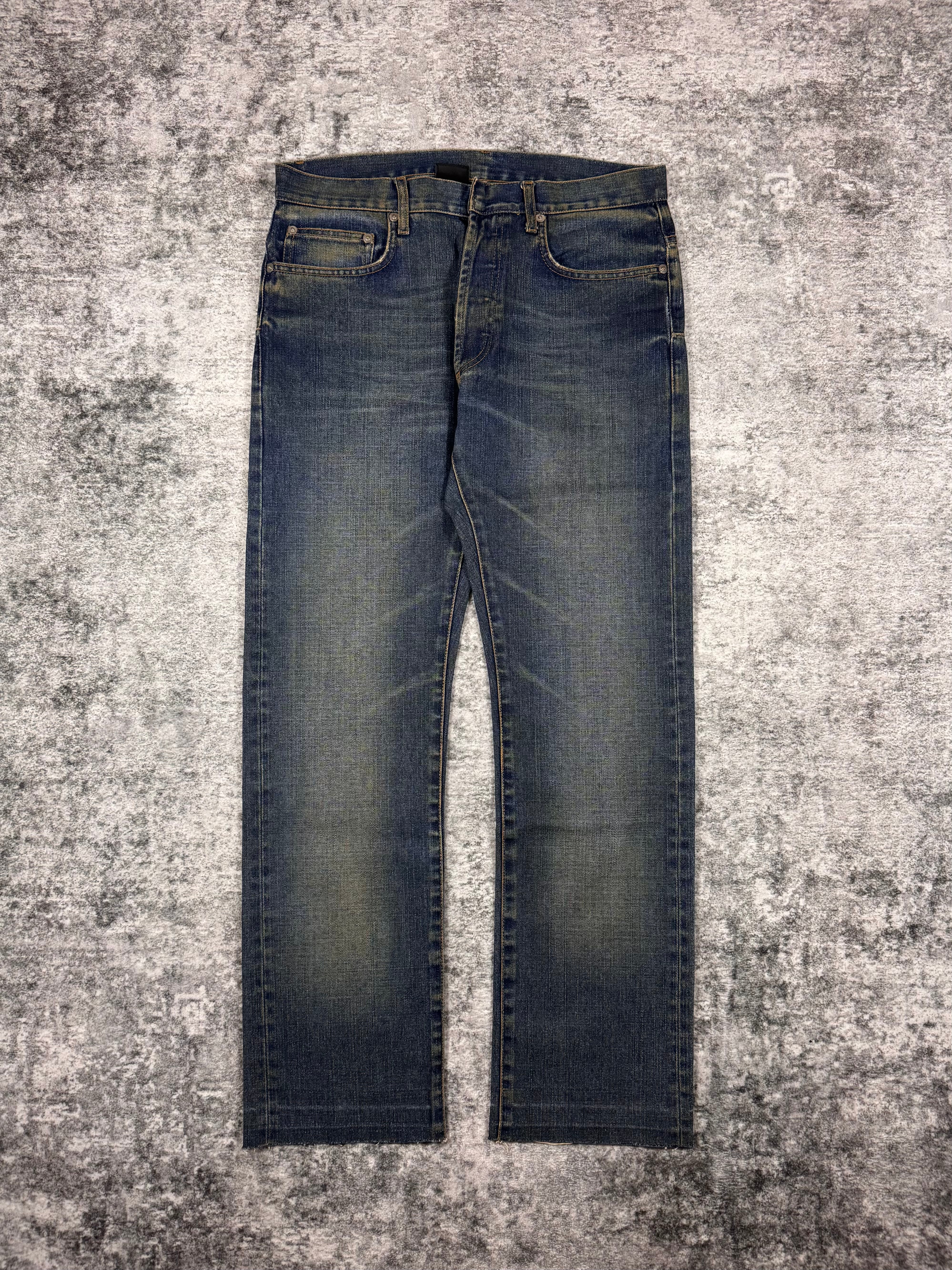 AW04 Dior Homme “Victim Of The Crime” Hedi Slimane Rust Wash Denim
