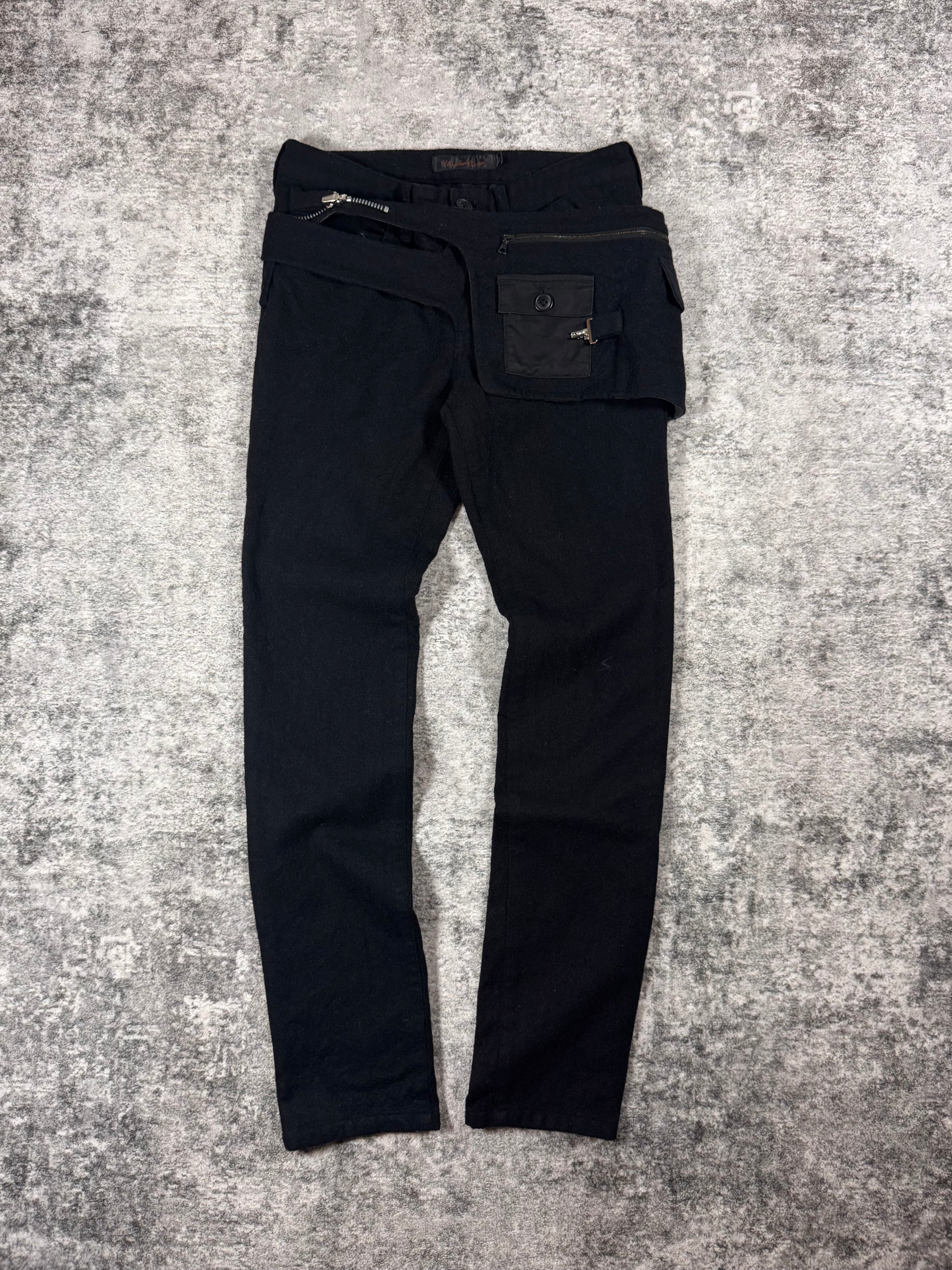 AW06 Undercover “Guru Guru” Waist-Bag Wool Trousers