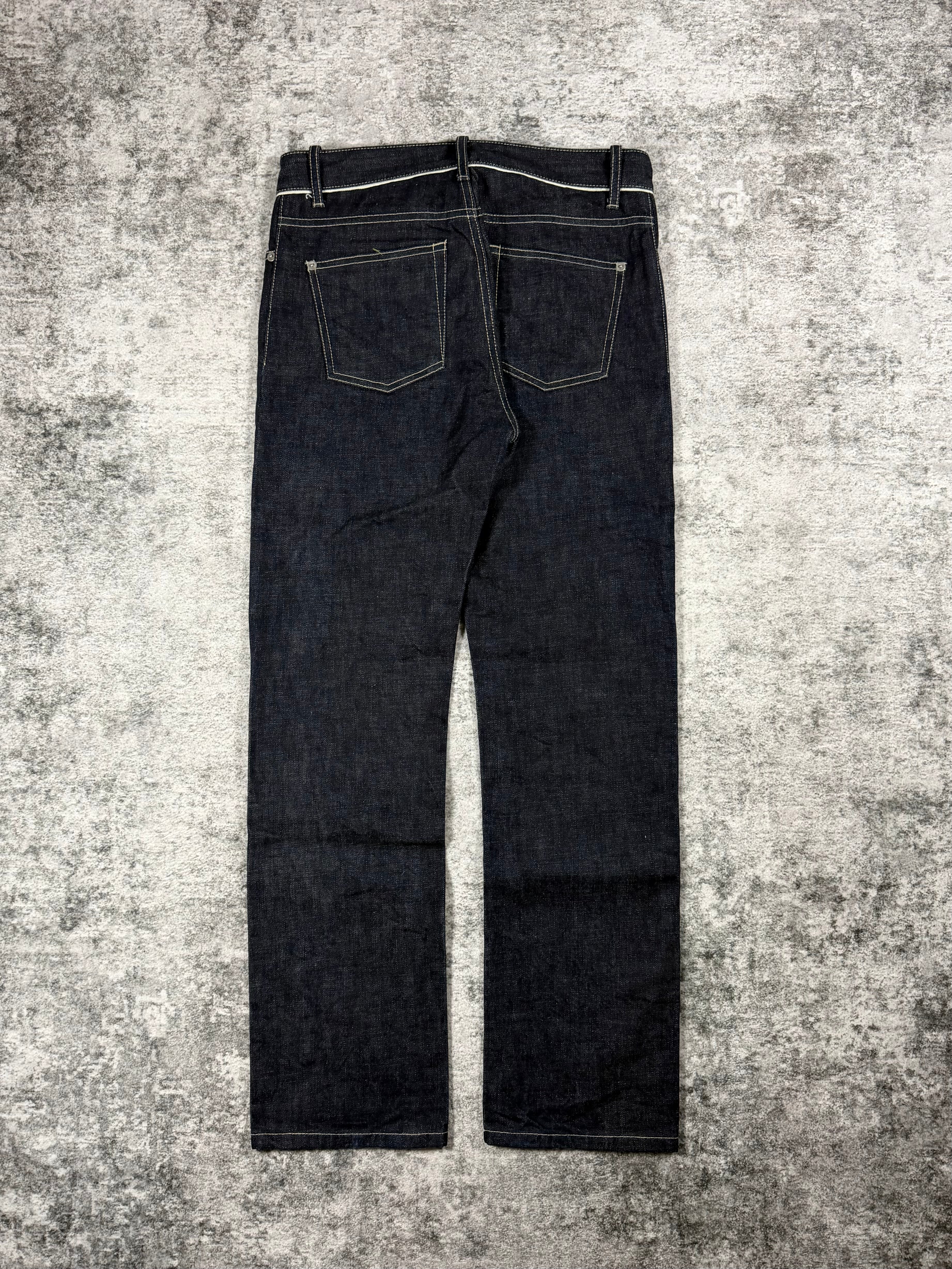 2010 Balenciaga Nicholas Ghesquière Raw Indigo Selvedge Denim