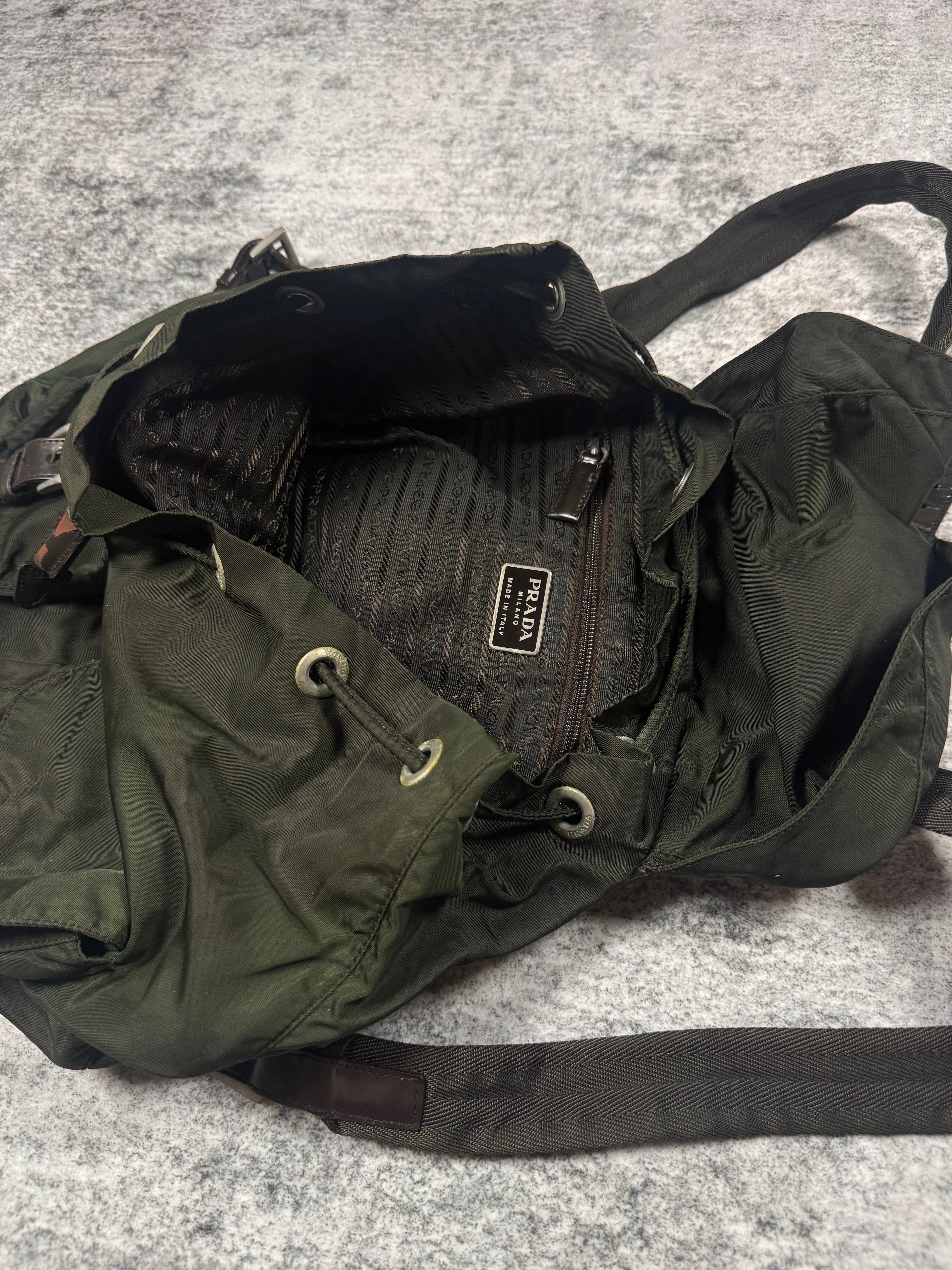 Prada Milano ‘Ebano’ Vela Nylon Backpack