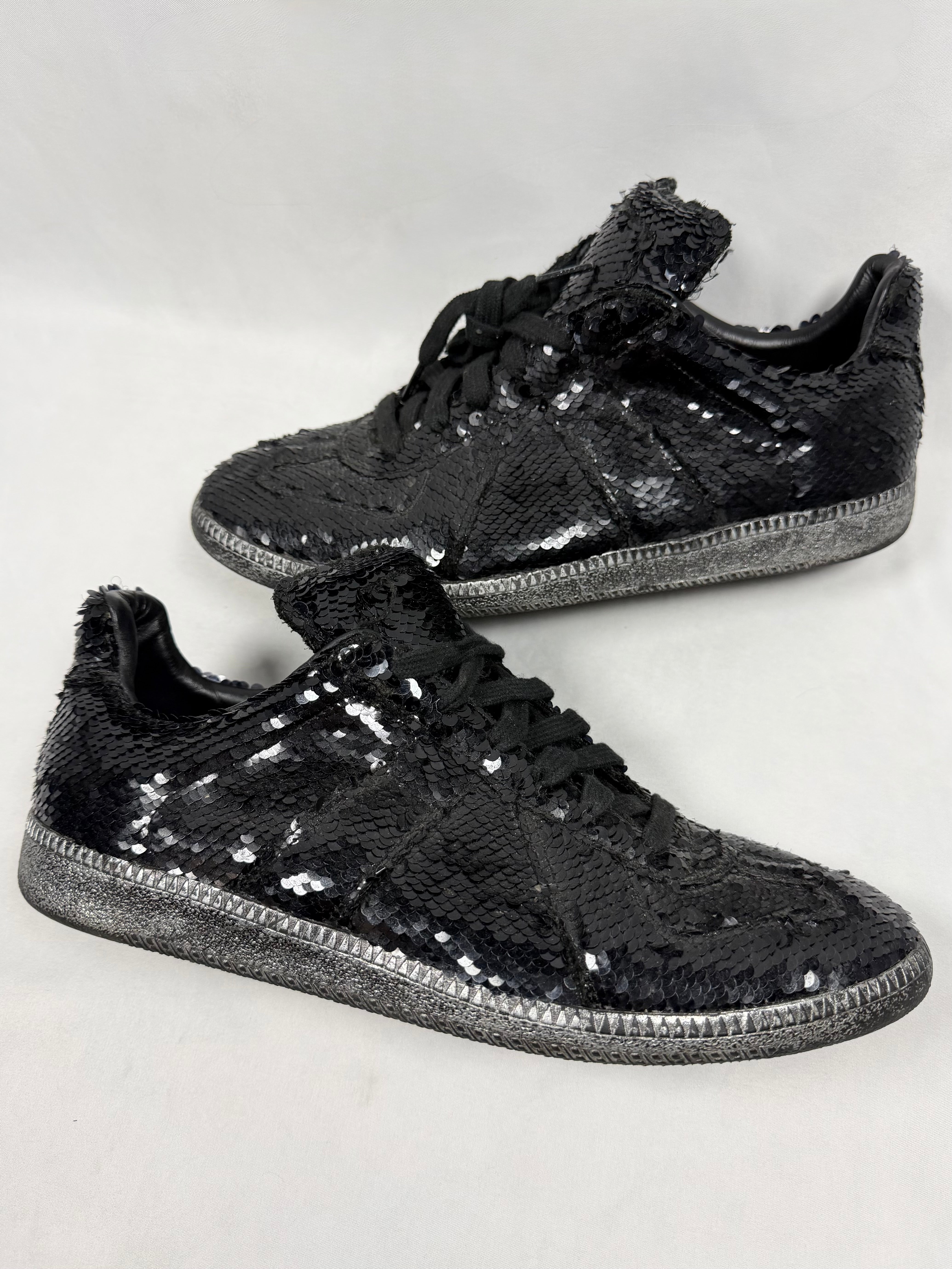 FW16 Maison Margiela ‘Black Sequin’ Replica GAT Low