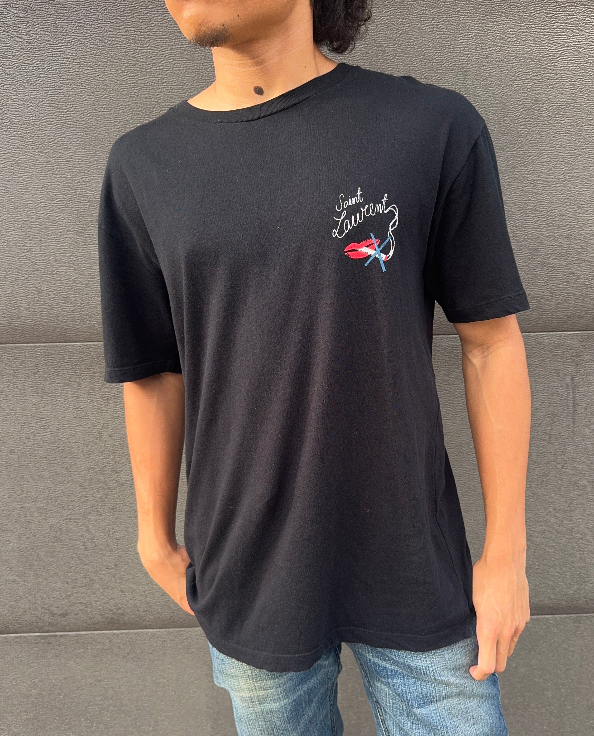 FW17 Saint Laurent ‘No Smoking’ Cigarette T shirt