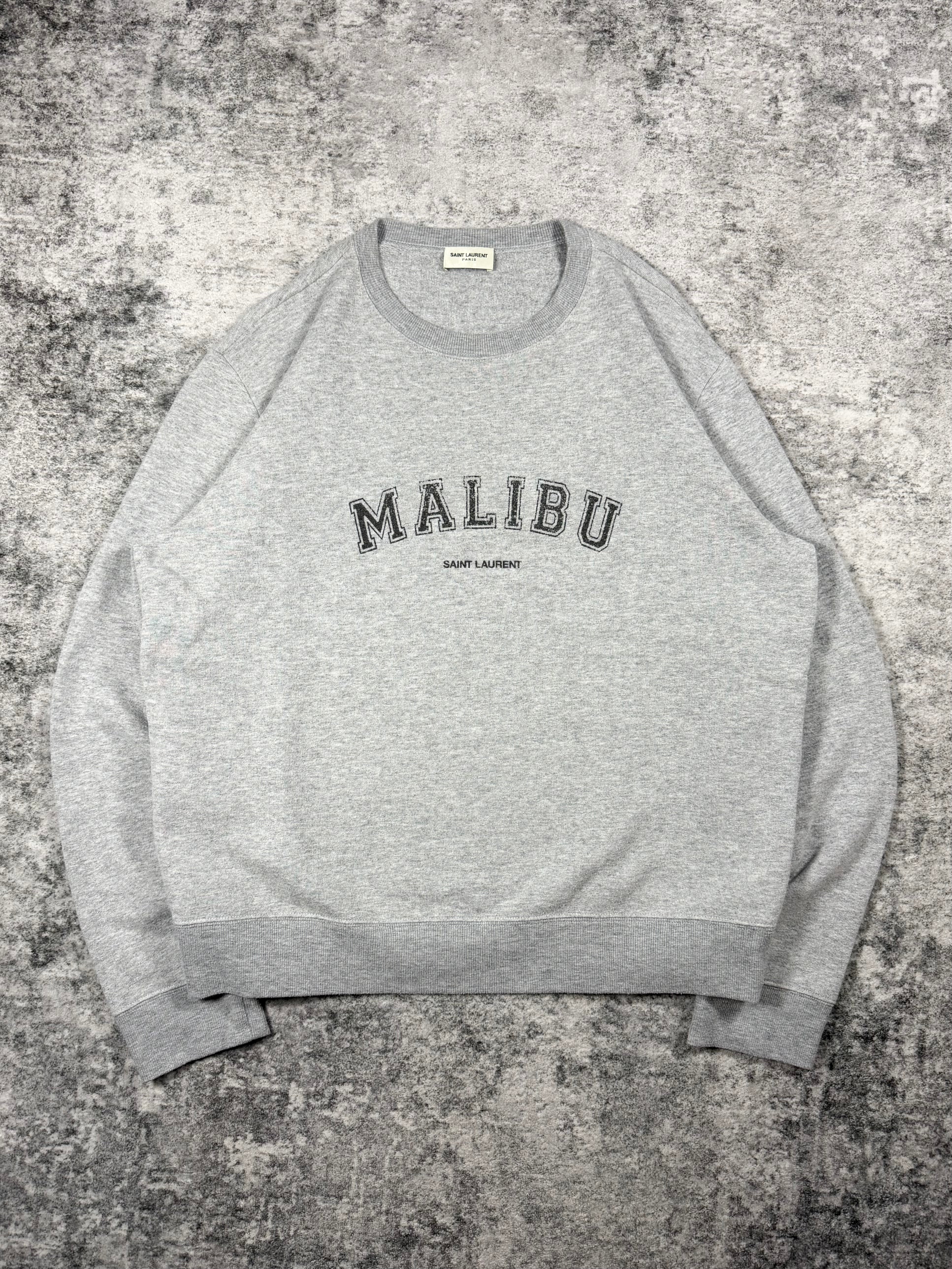 SS19 Saint Laurent Anthony Vaccarello ‘Malibu’ Arc Logo Crewneck