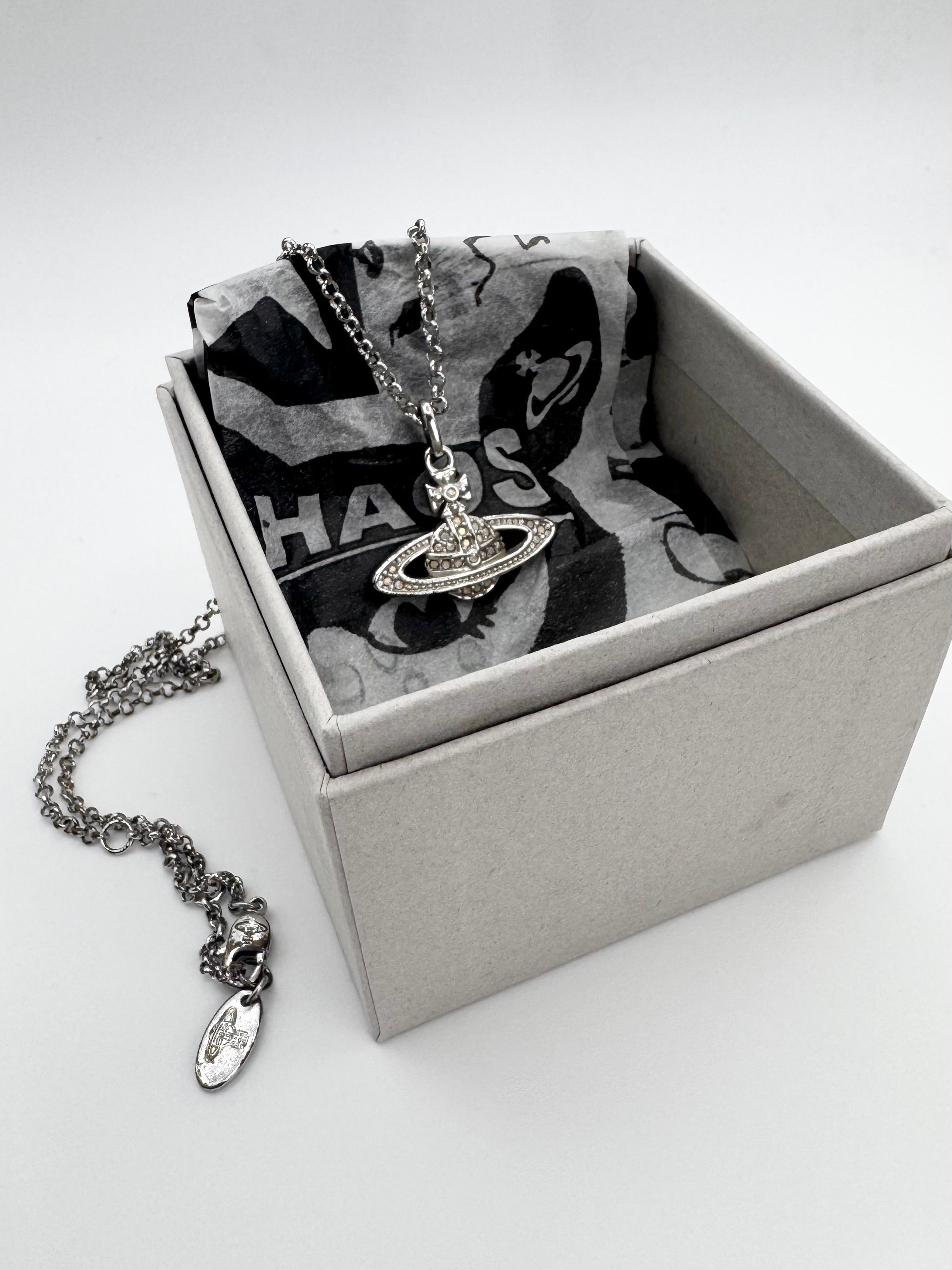 Vivienne Westwood Silver Orb Necklace