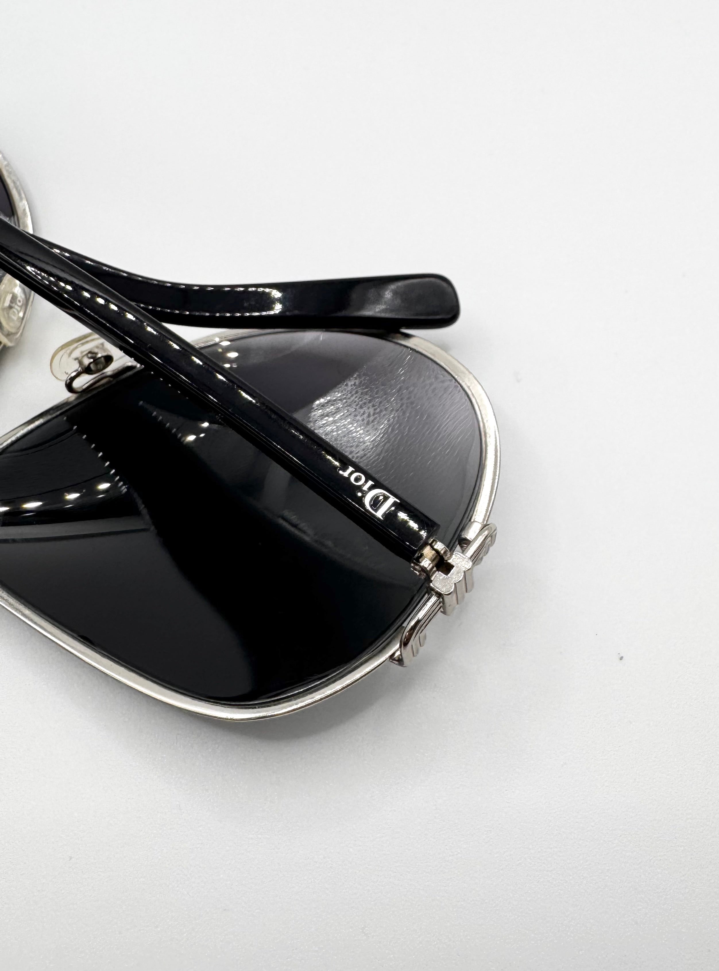 2000s Christian Dior “DiorGraphix2” Shield Aviator Sunglasses