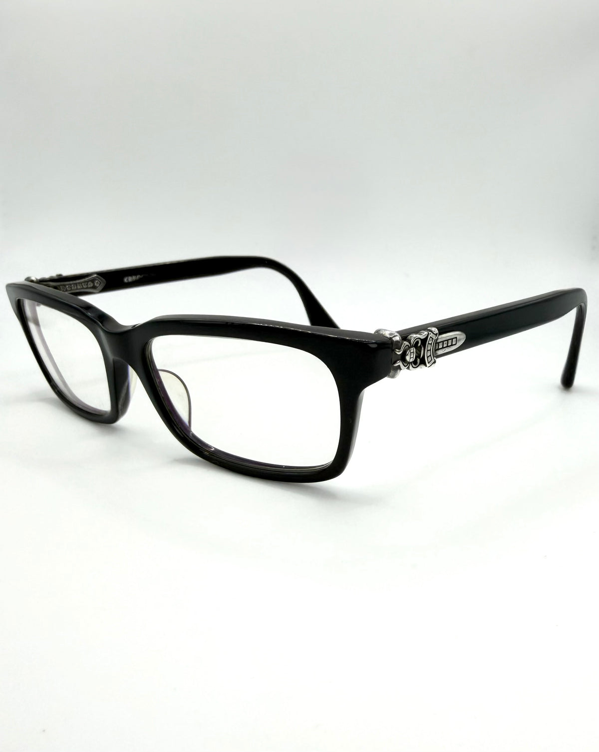 Chrome Hearts ‘Rumpleforeskin-A’ Dagger Black Acetate Glass Frames