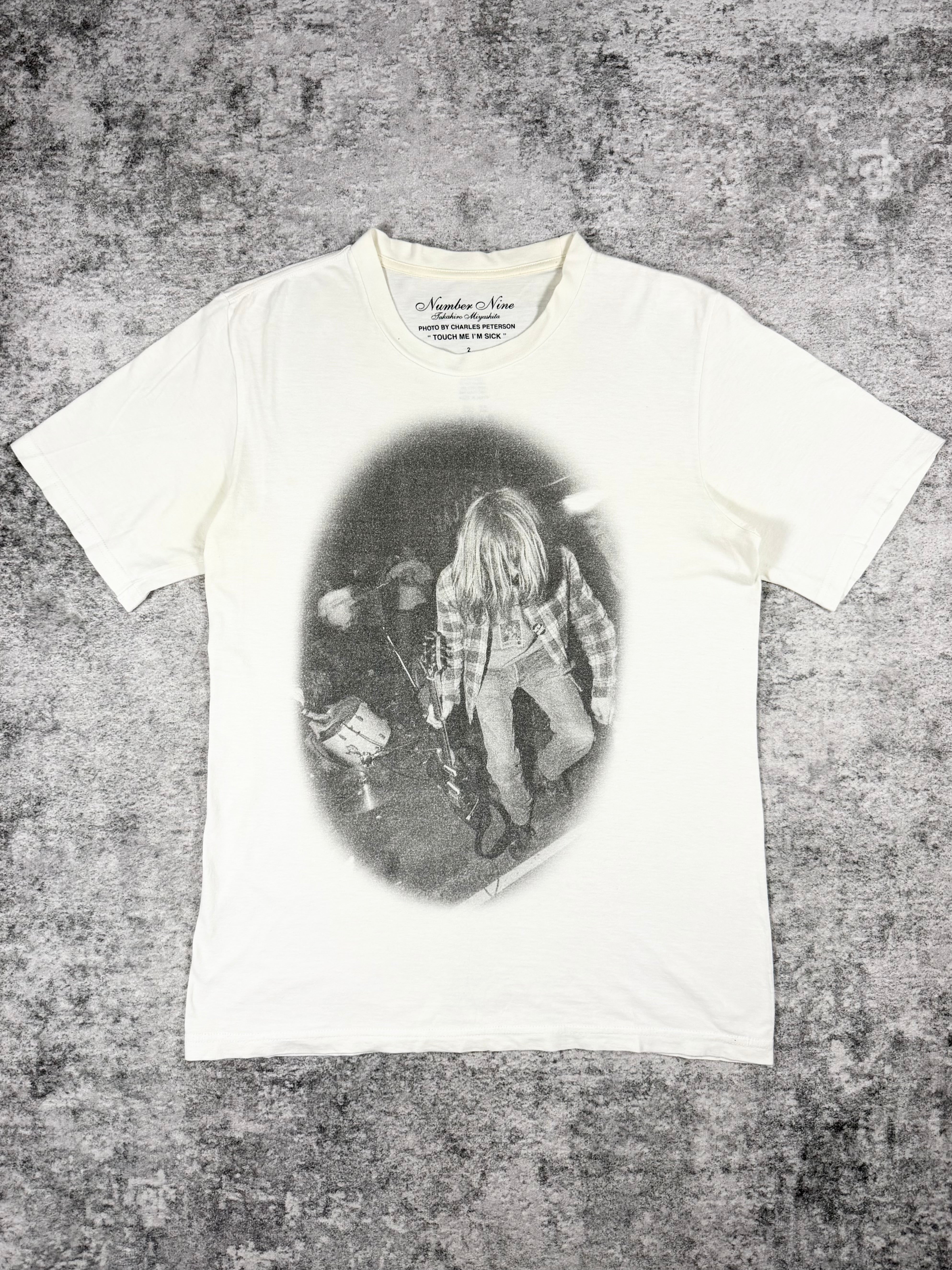 FW09 Number (N)ine ‘Touch Me I’m Sick’ Kurt Cobain T shirt