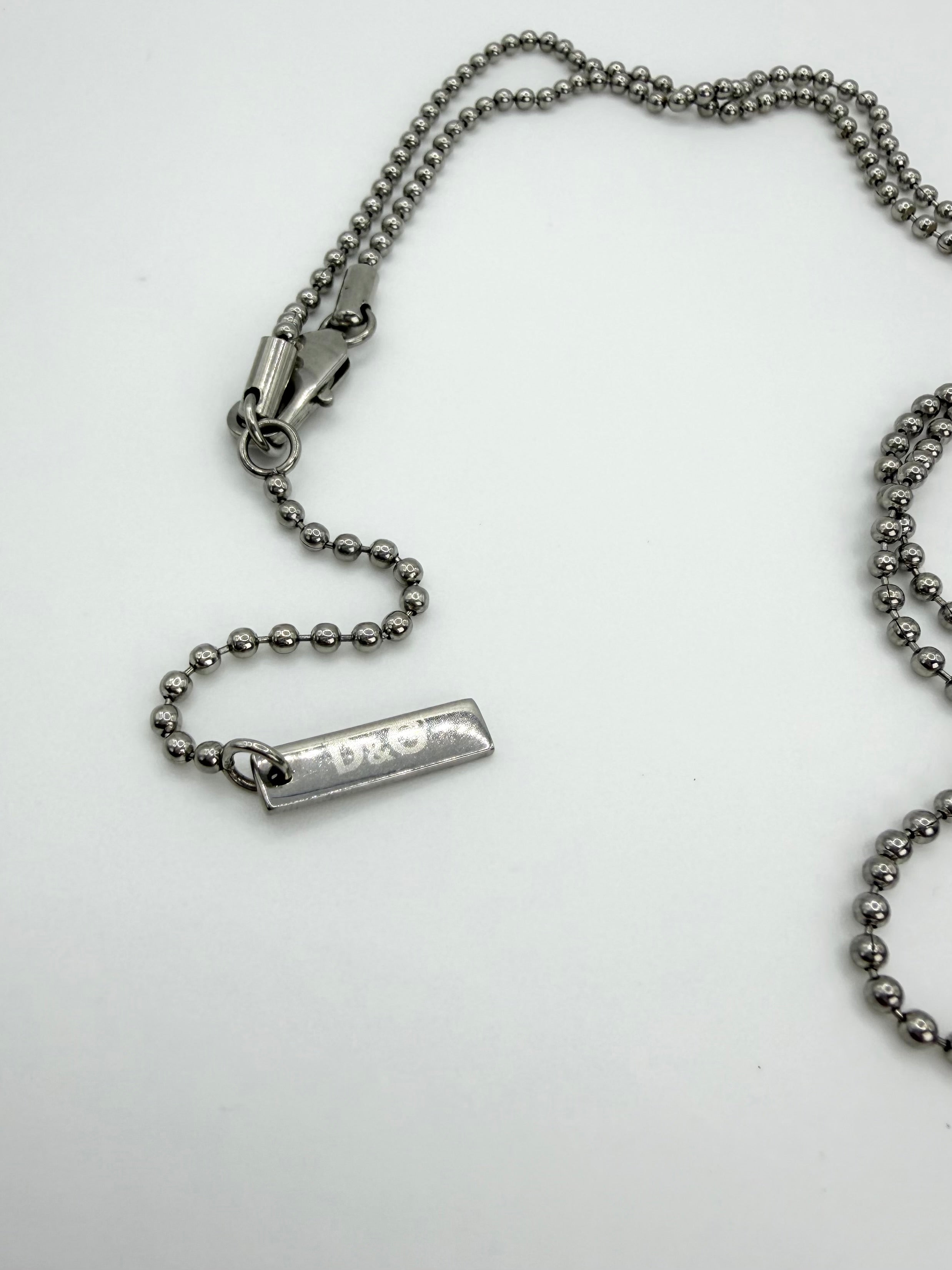 2000s Dolce & Gabbana Vintage Leather Guitar Pick Necklace