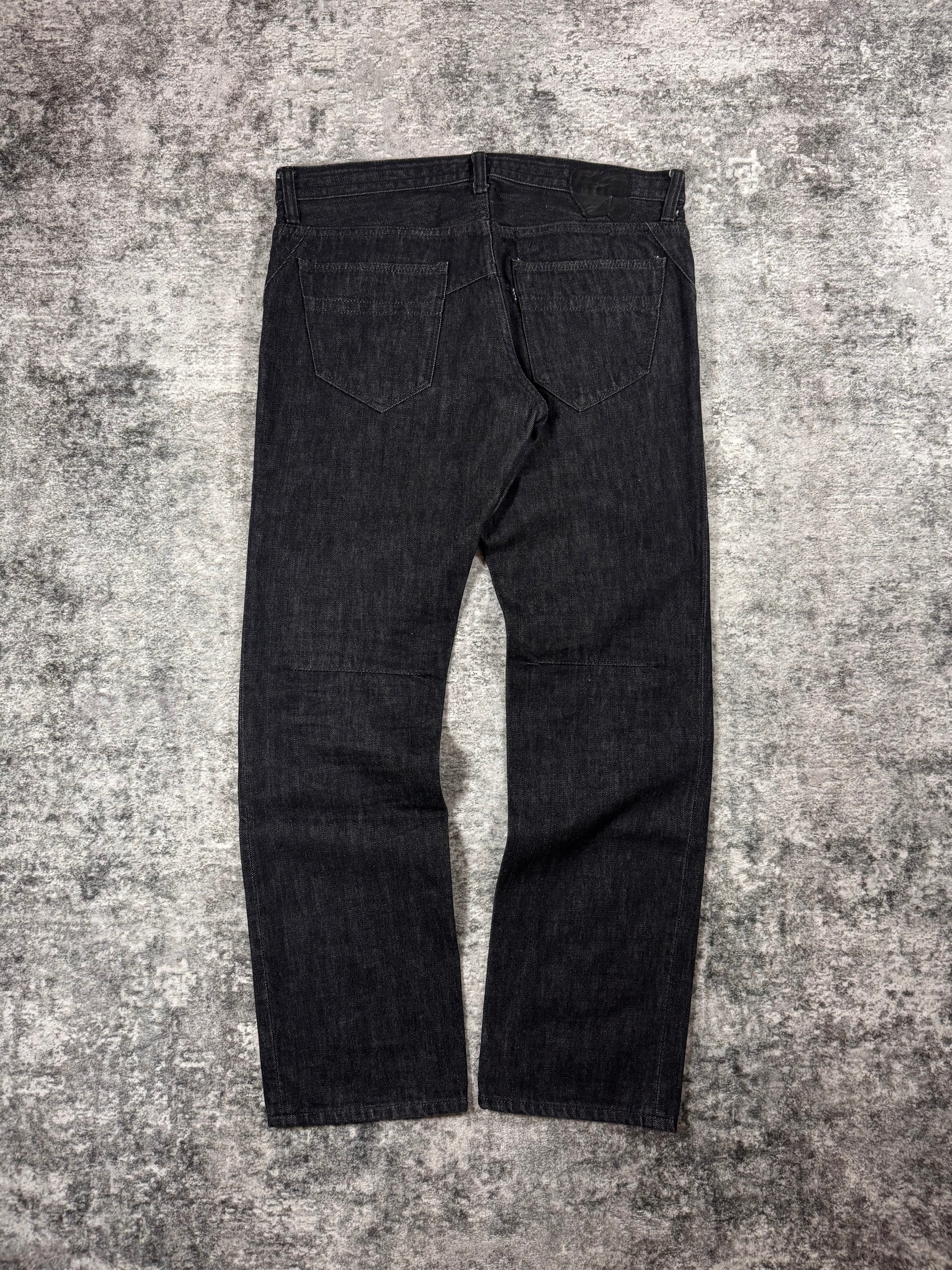 FW07 Number (N)ine “Love, God, Murder” Black Pain Denim