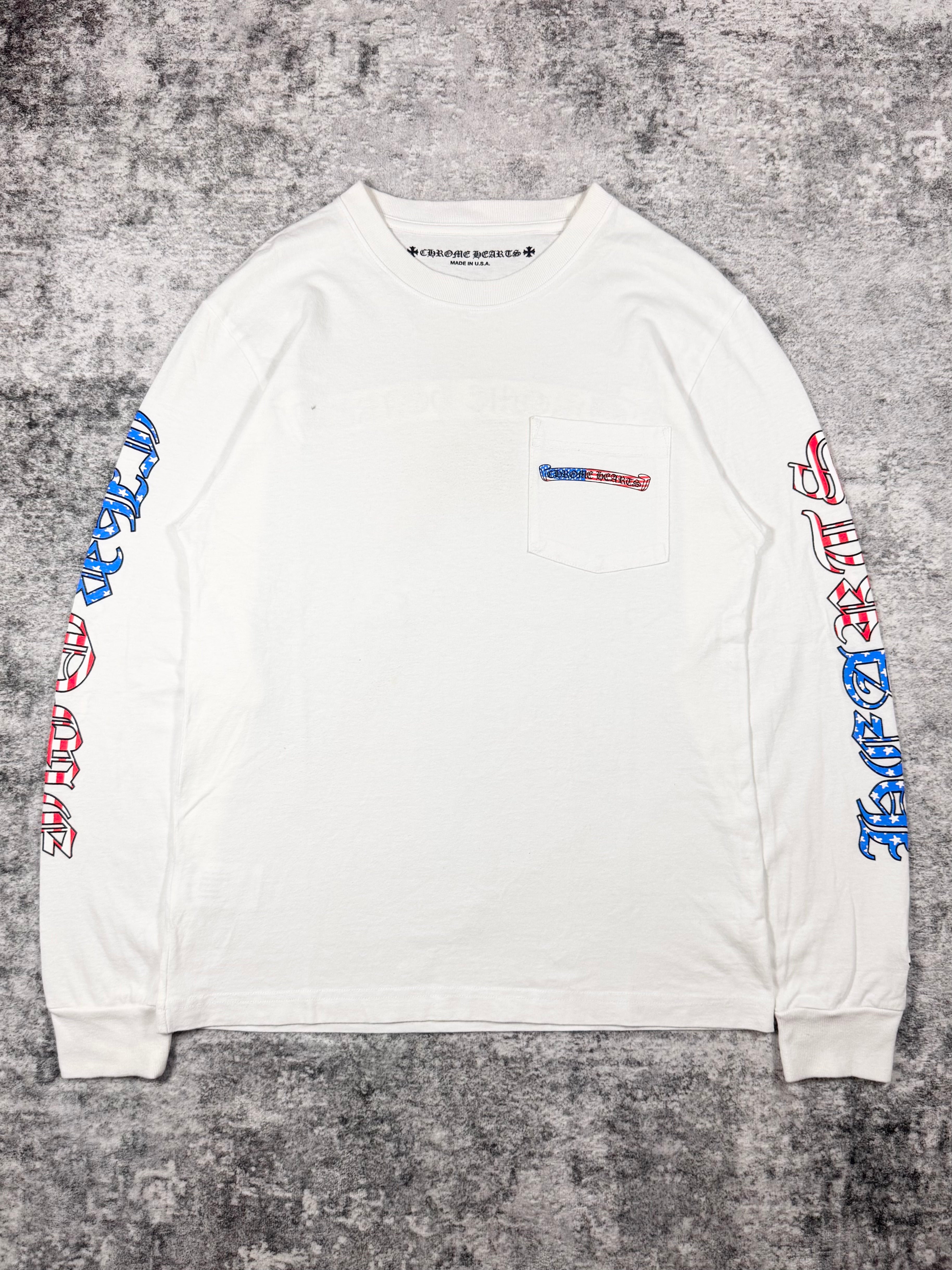 Chrome Hearts Matty Boy ‘American Flag’ Longsleeve