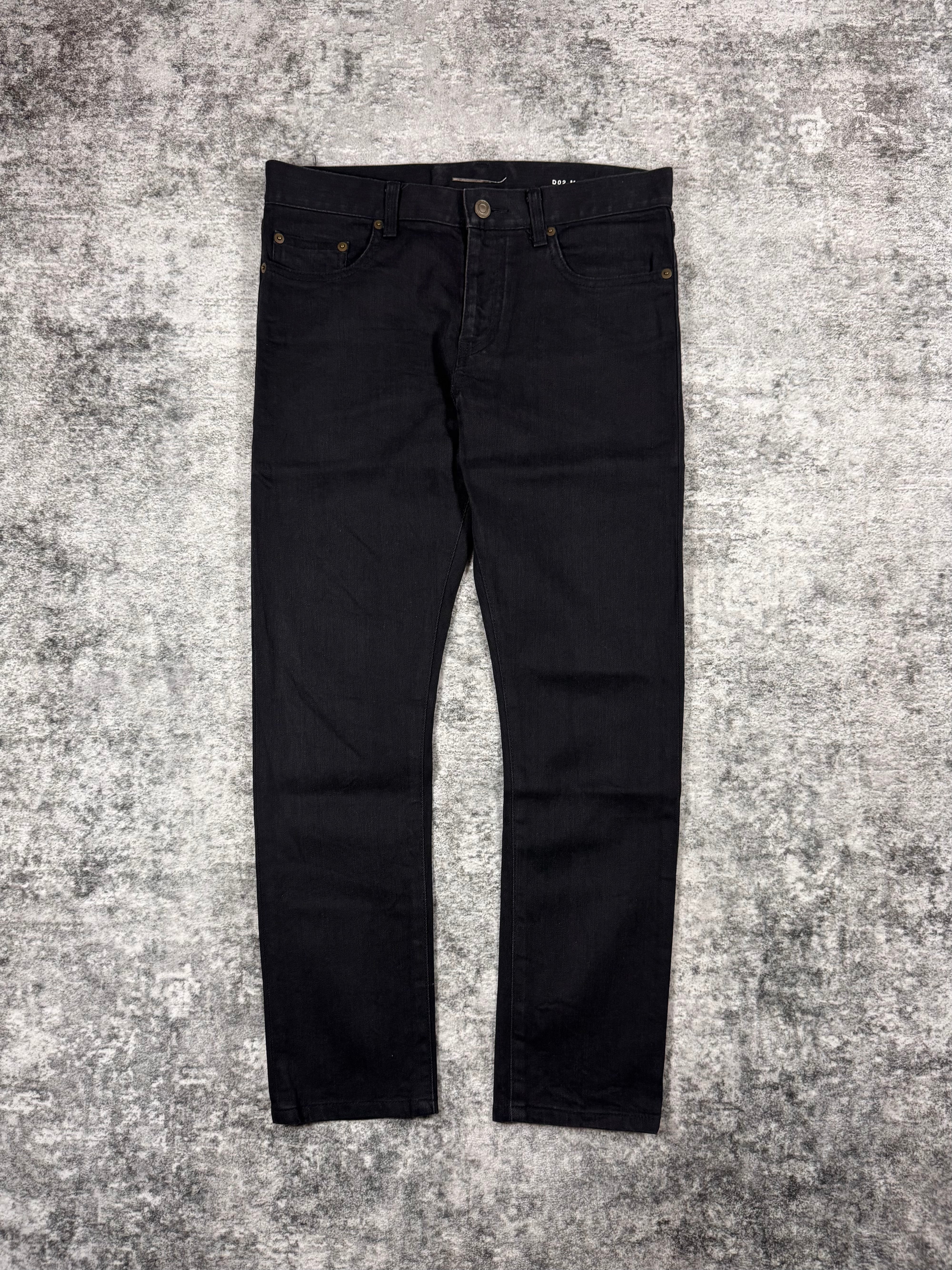 FW13 Saint Laurent ‘D02’ Heidi Slimane Black Denim