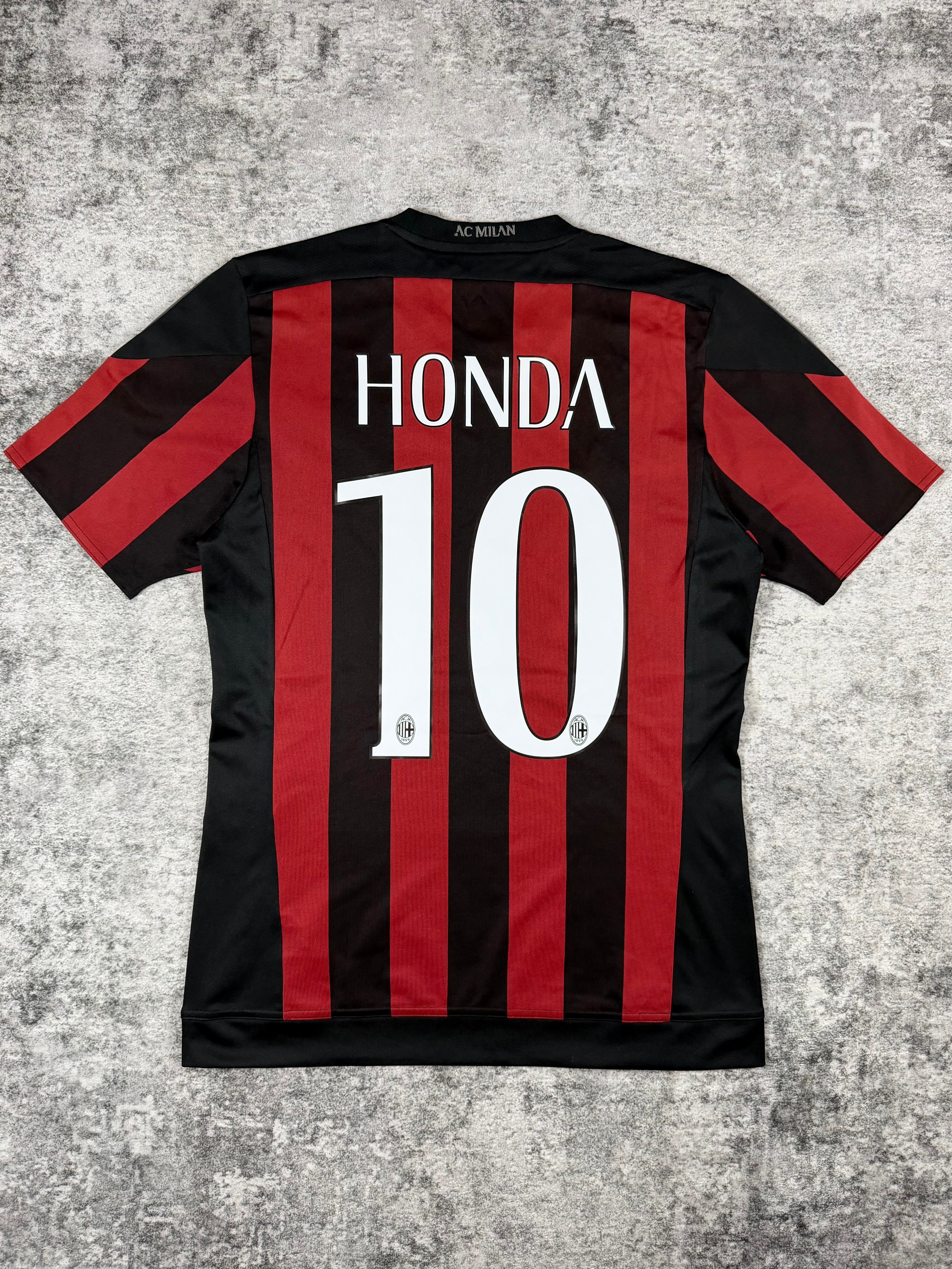 2015/16 Adidas AC Milan ‘Honda’ #10 Home Jersey