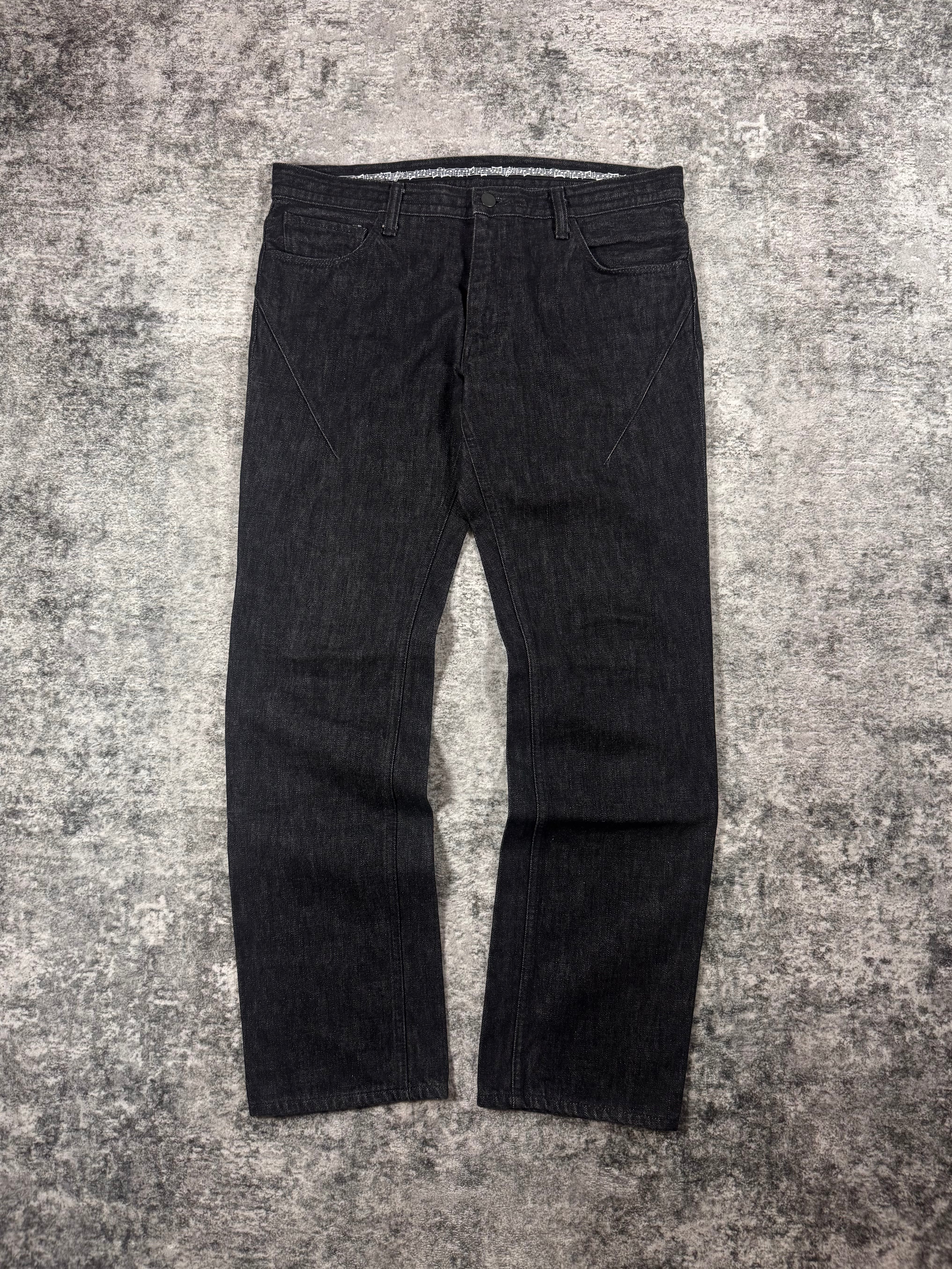 FW07 Number (N)ine “Love, God, Murder” Black Pain Denim