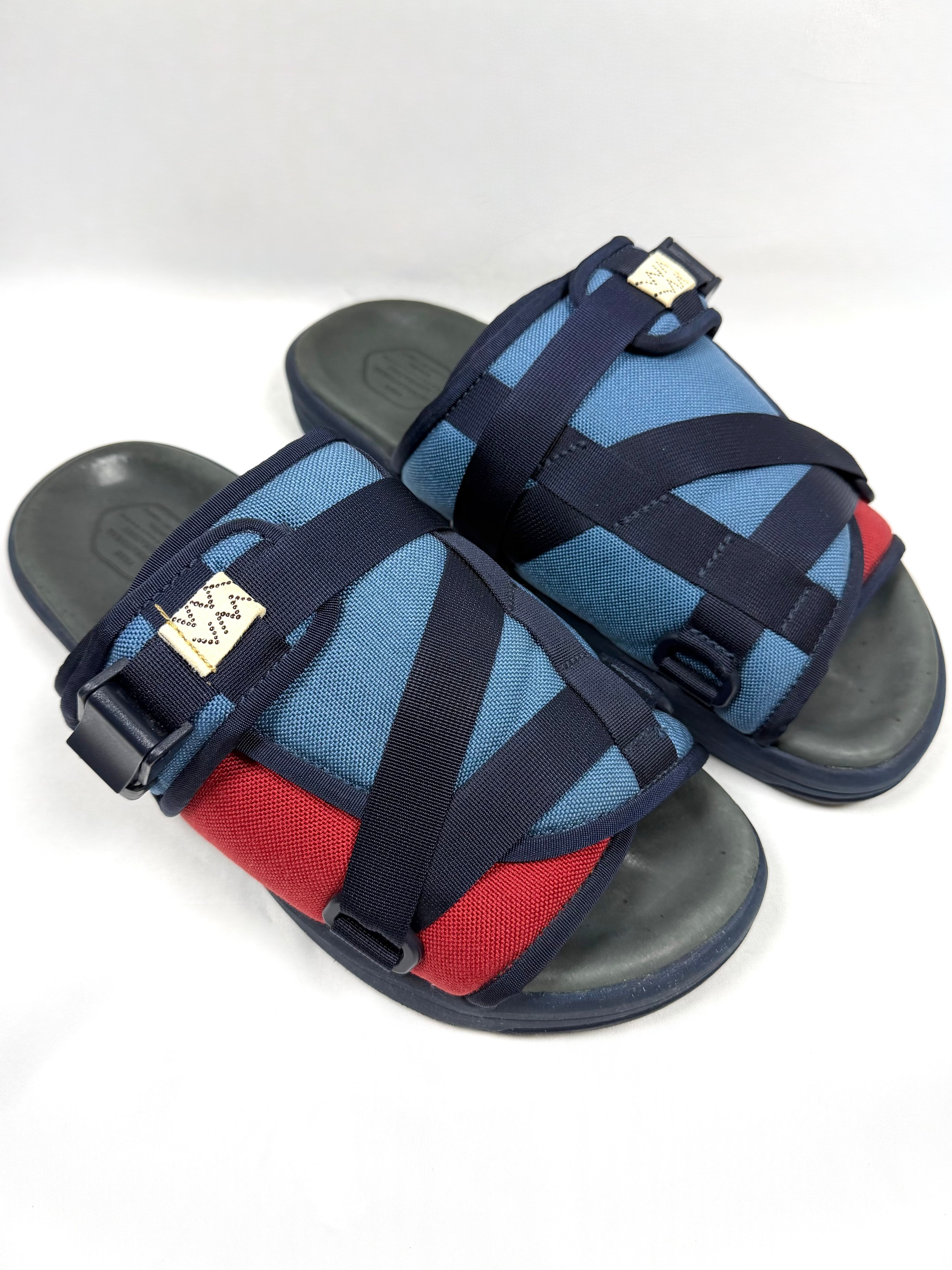 2010s Visvim Blue/Red Two-Tone Christo Sandals