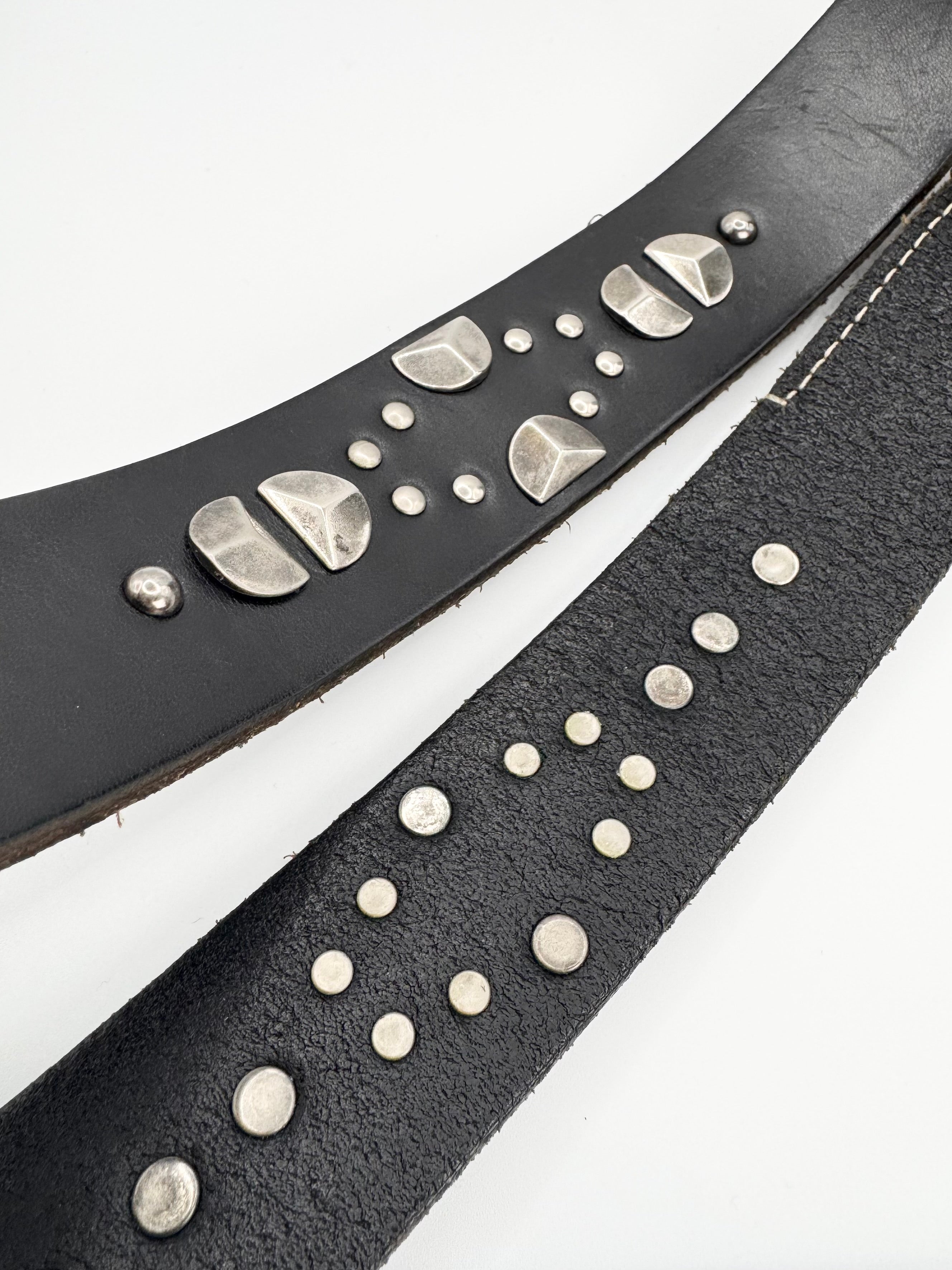2000s Dolce & Gabbana Western Studded Leather Belt