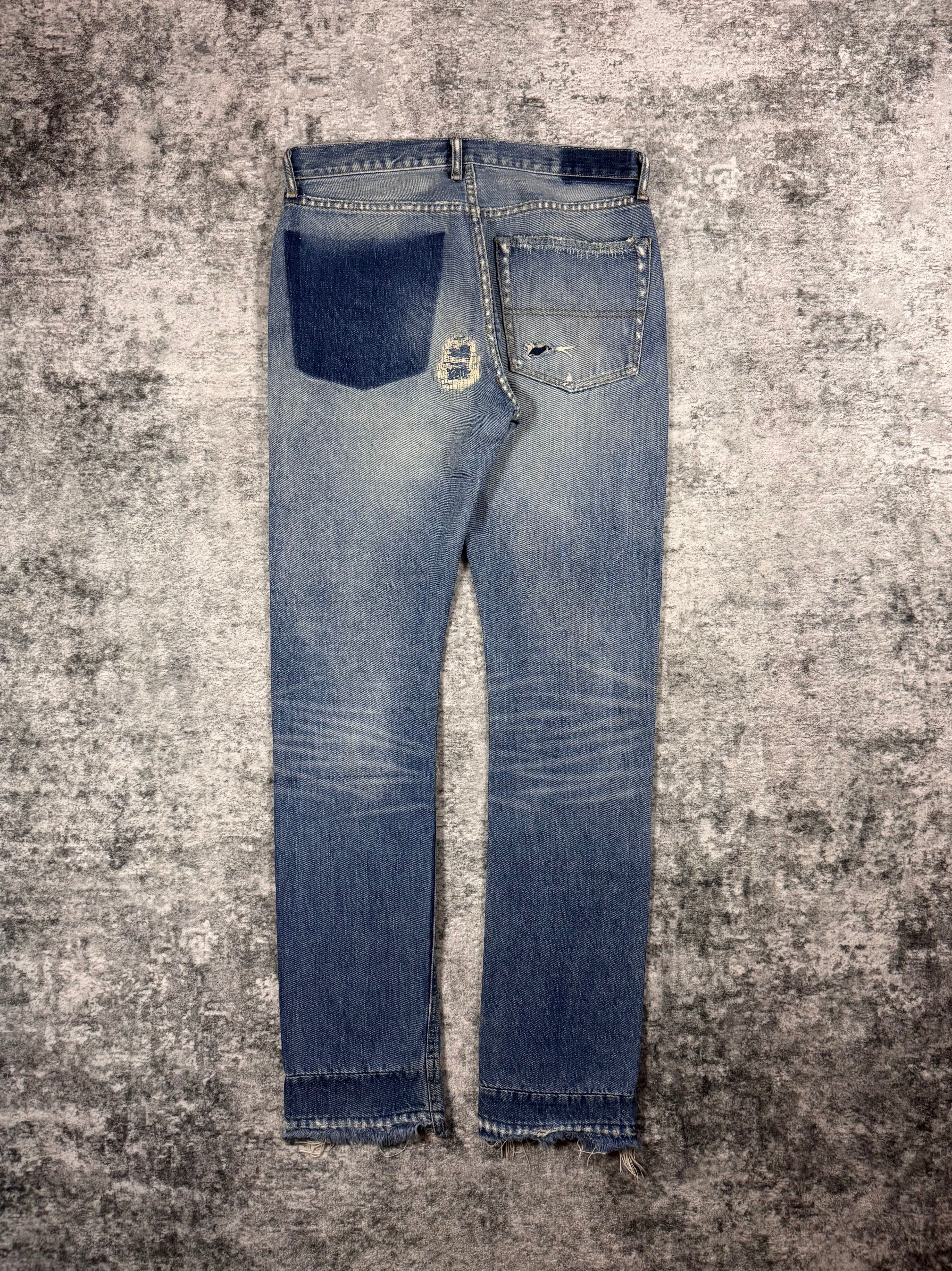 AW04 Undercover “But Beautiful” 52 Distressed Denim