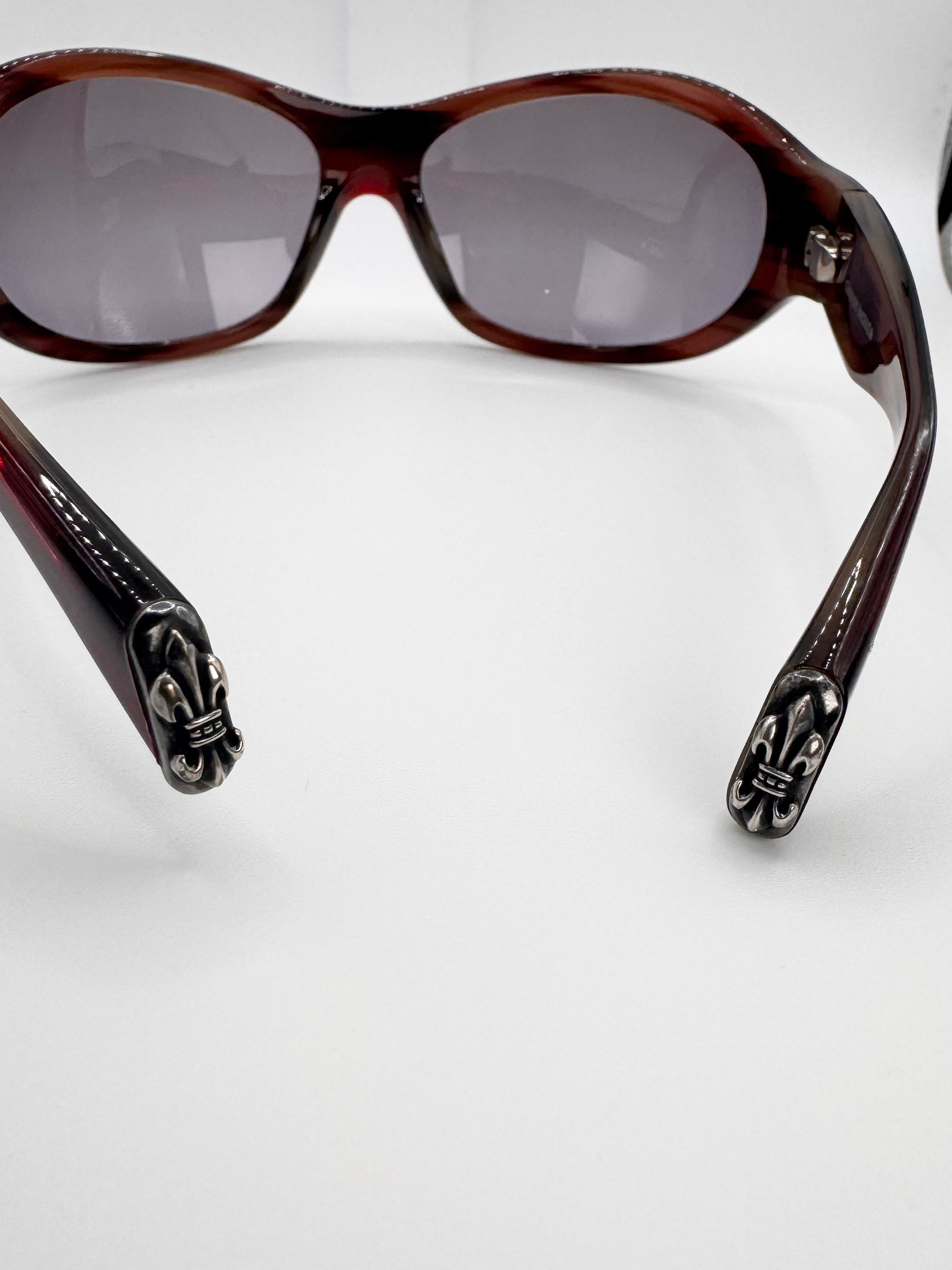 2000s Chrome Hearts ‘Fix III’ Fleur Sunglasses