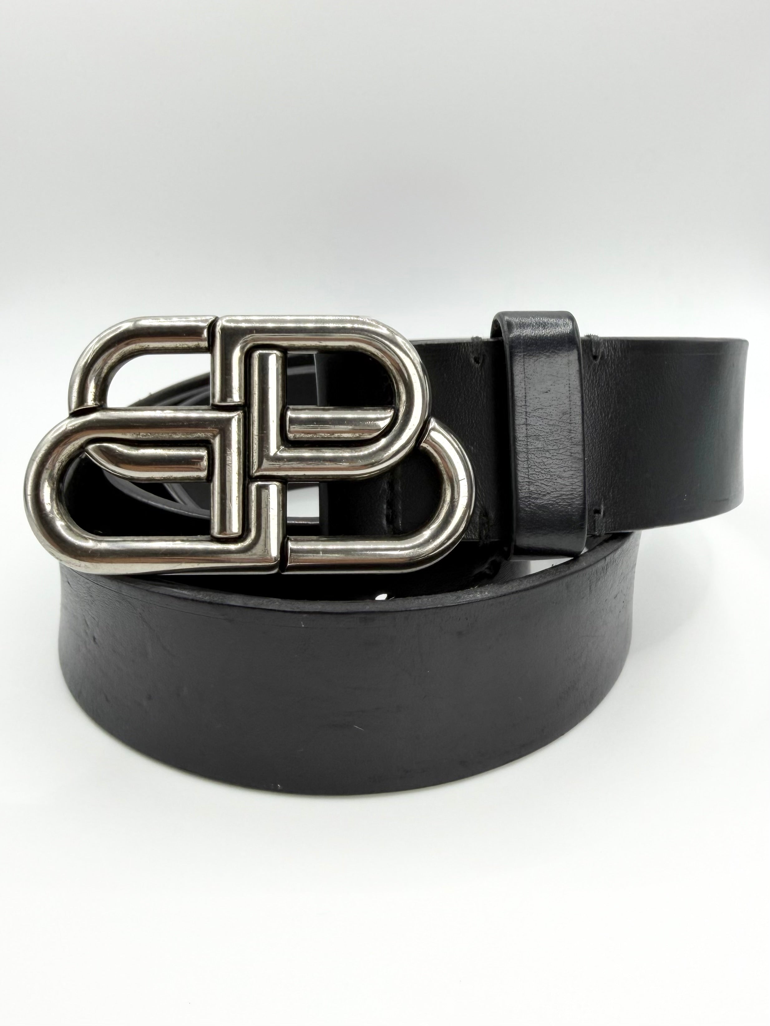 Balenciaga 'BB' Buckle Black
Calfskin Leather Belt