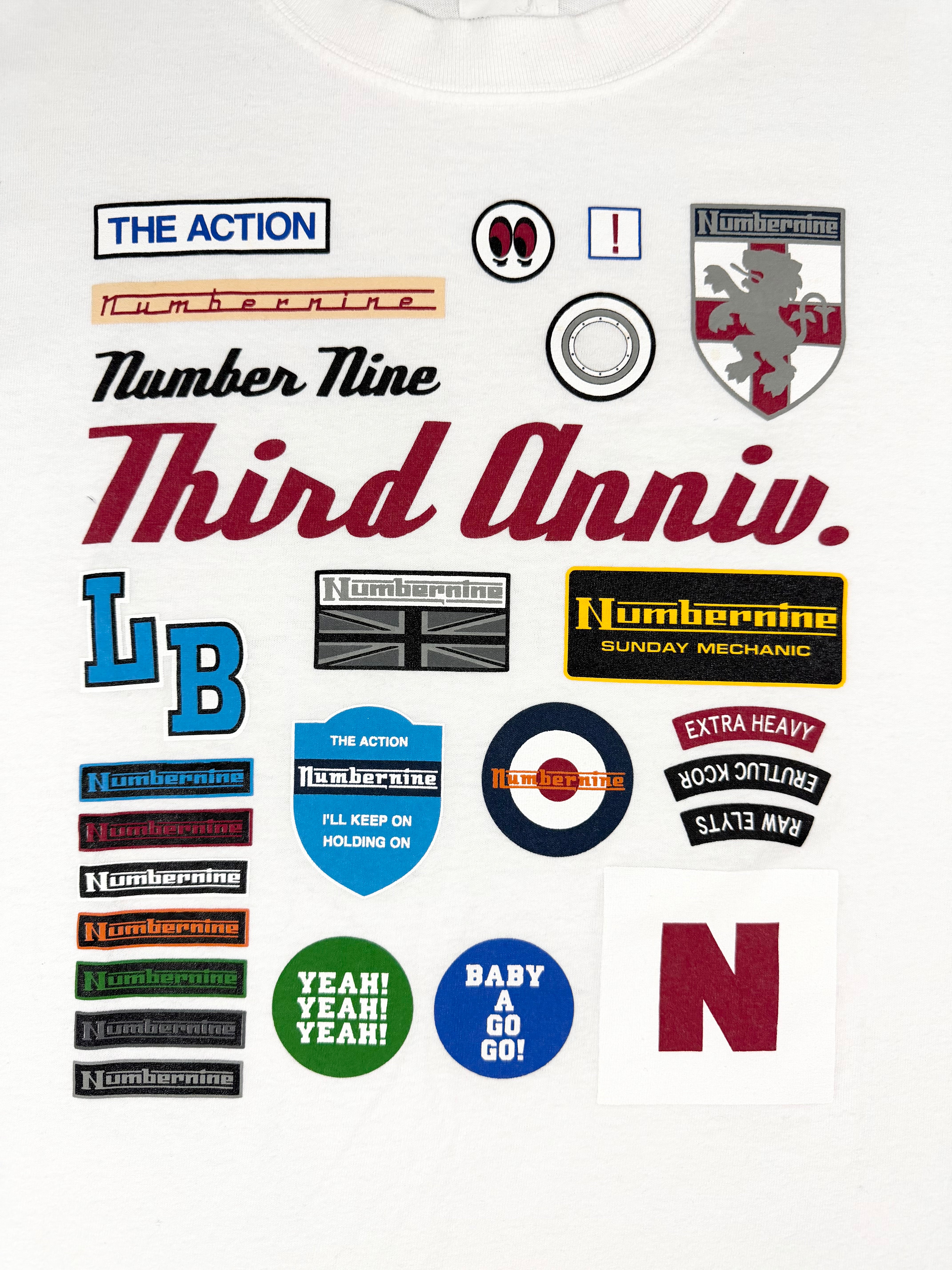 1999 Number (N)ine ‘Third Anniversary’ Archive Logo T shirt