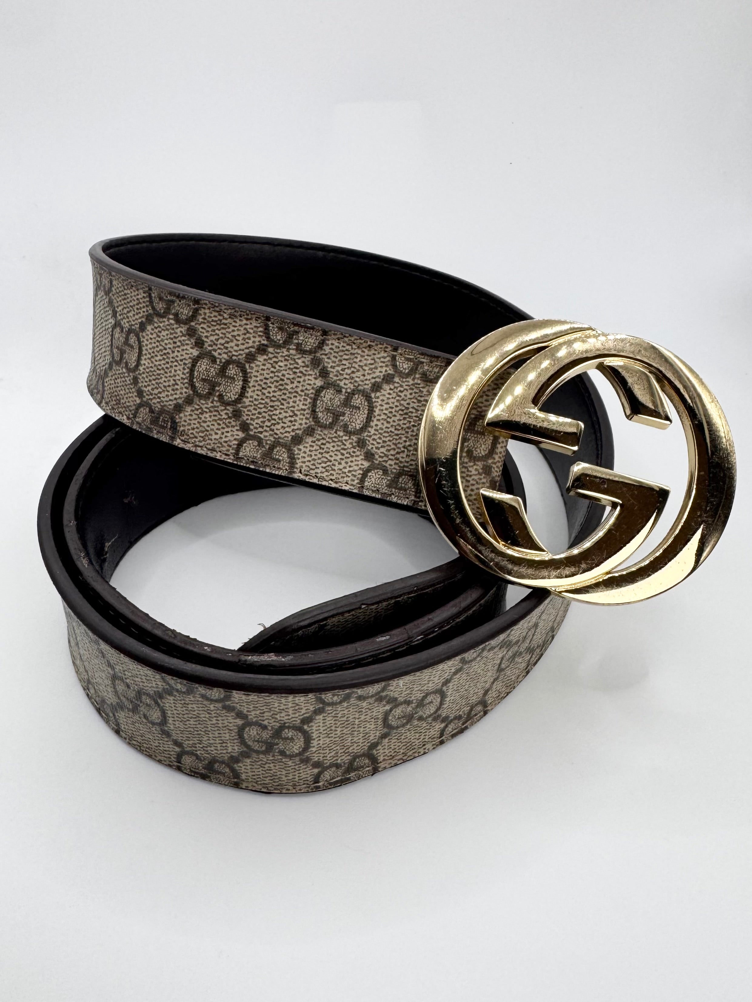 2000s Gucci Tom Ford ‘Supreme’ Interlocking G Belt