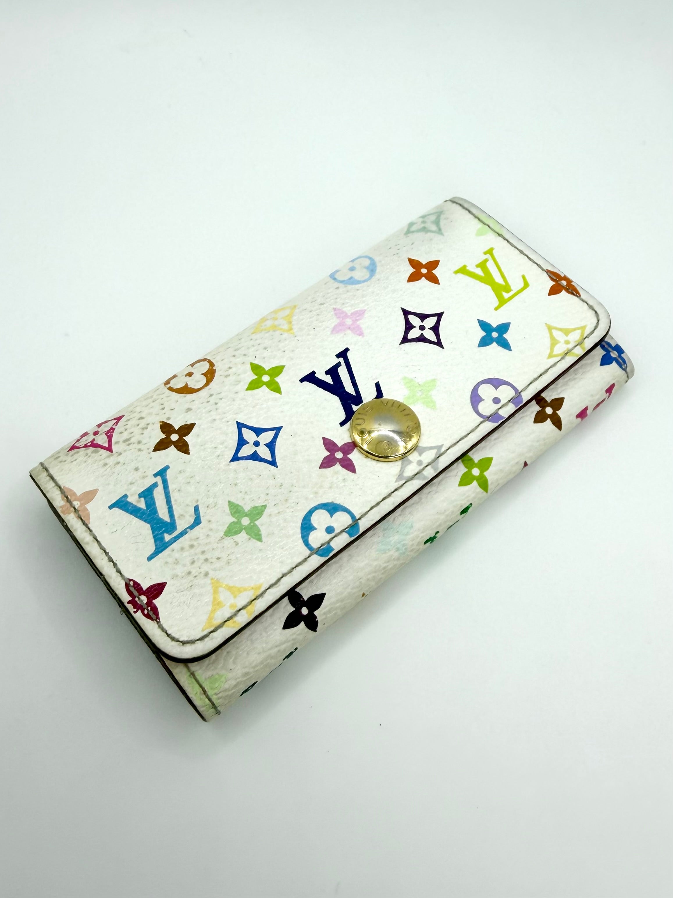 Louis Vuitton x Takashi Murakami Multicolor Monogram Key Holder