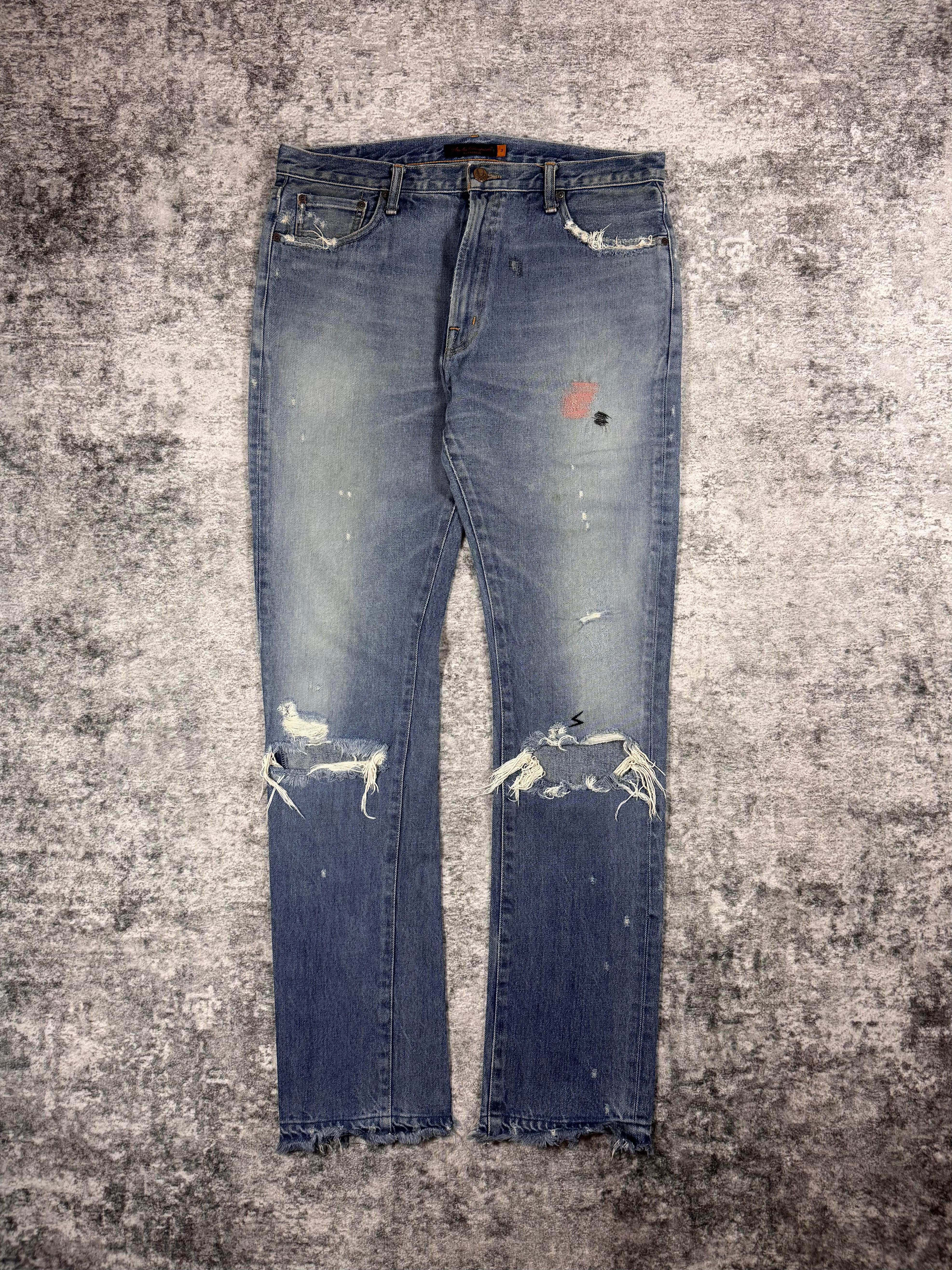 SS05 Undercover “But Beautiful II” 58 Distressed Patchwork Denim