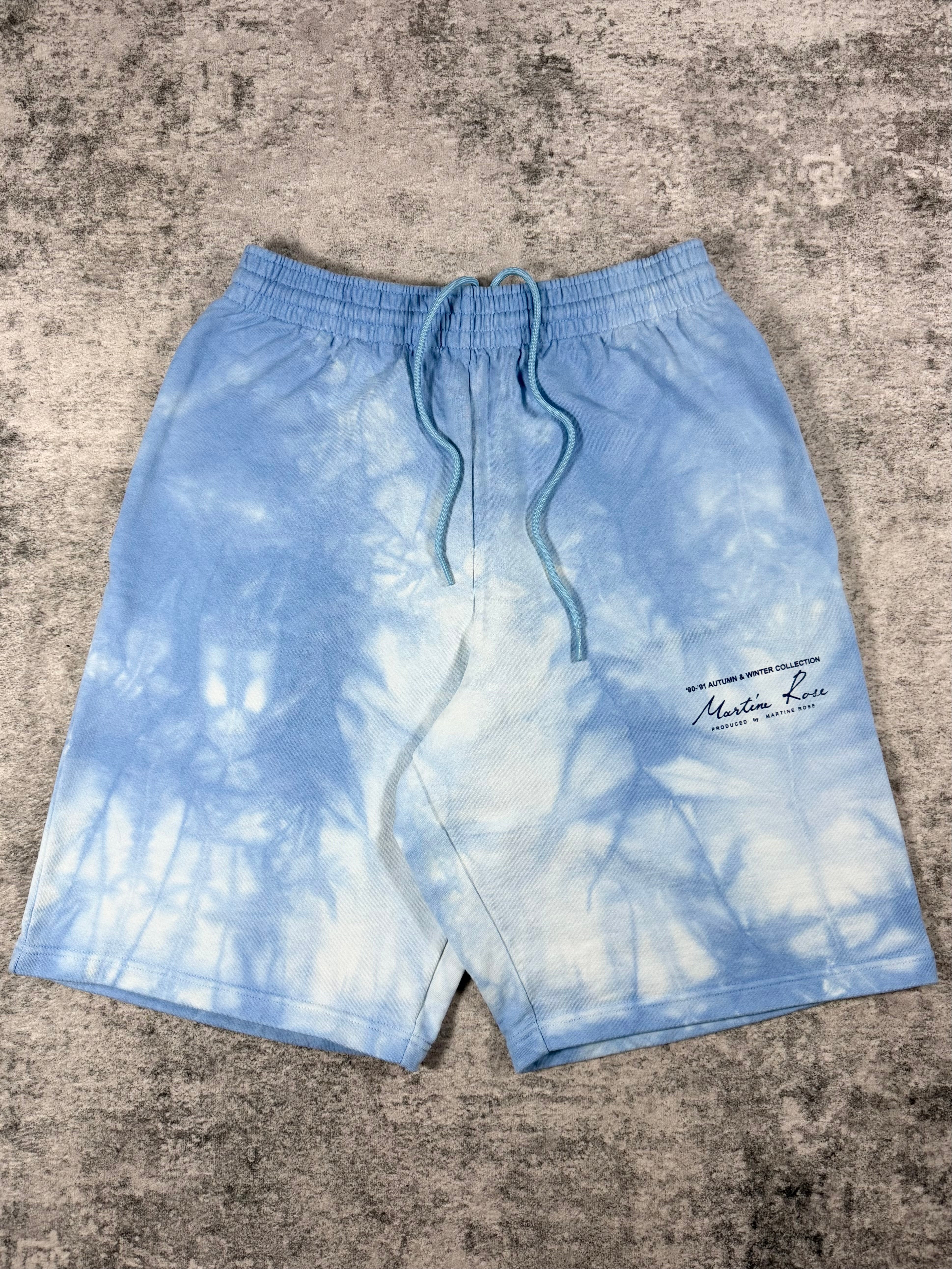 AW21 Martine Rose ‘Barambo’ Tie-Dye Sweat Shorts