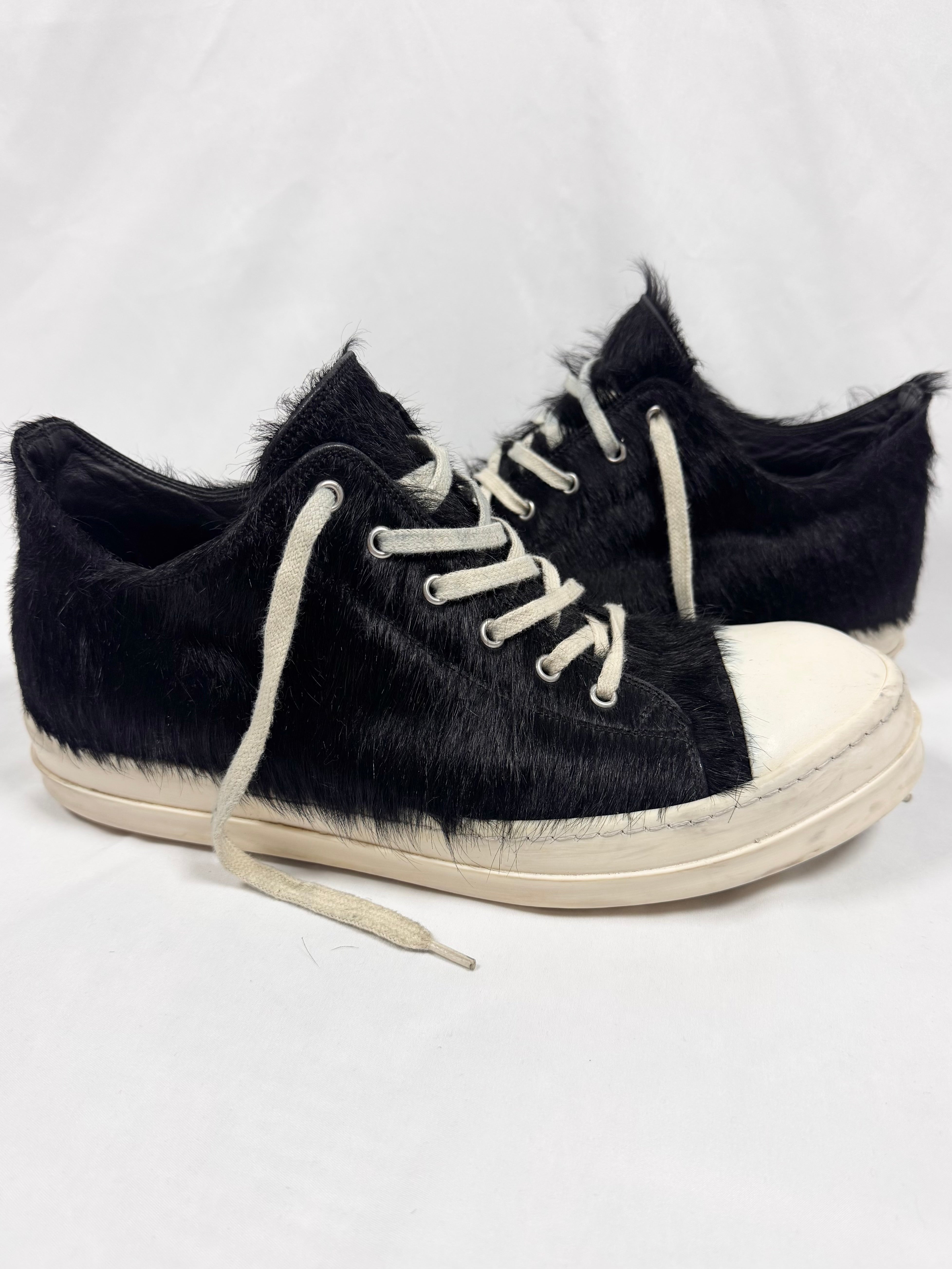 Rick Owens Mainline ‘Pony Hair’ Ramones Low