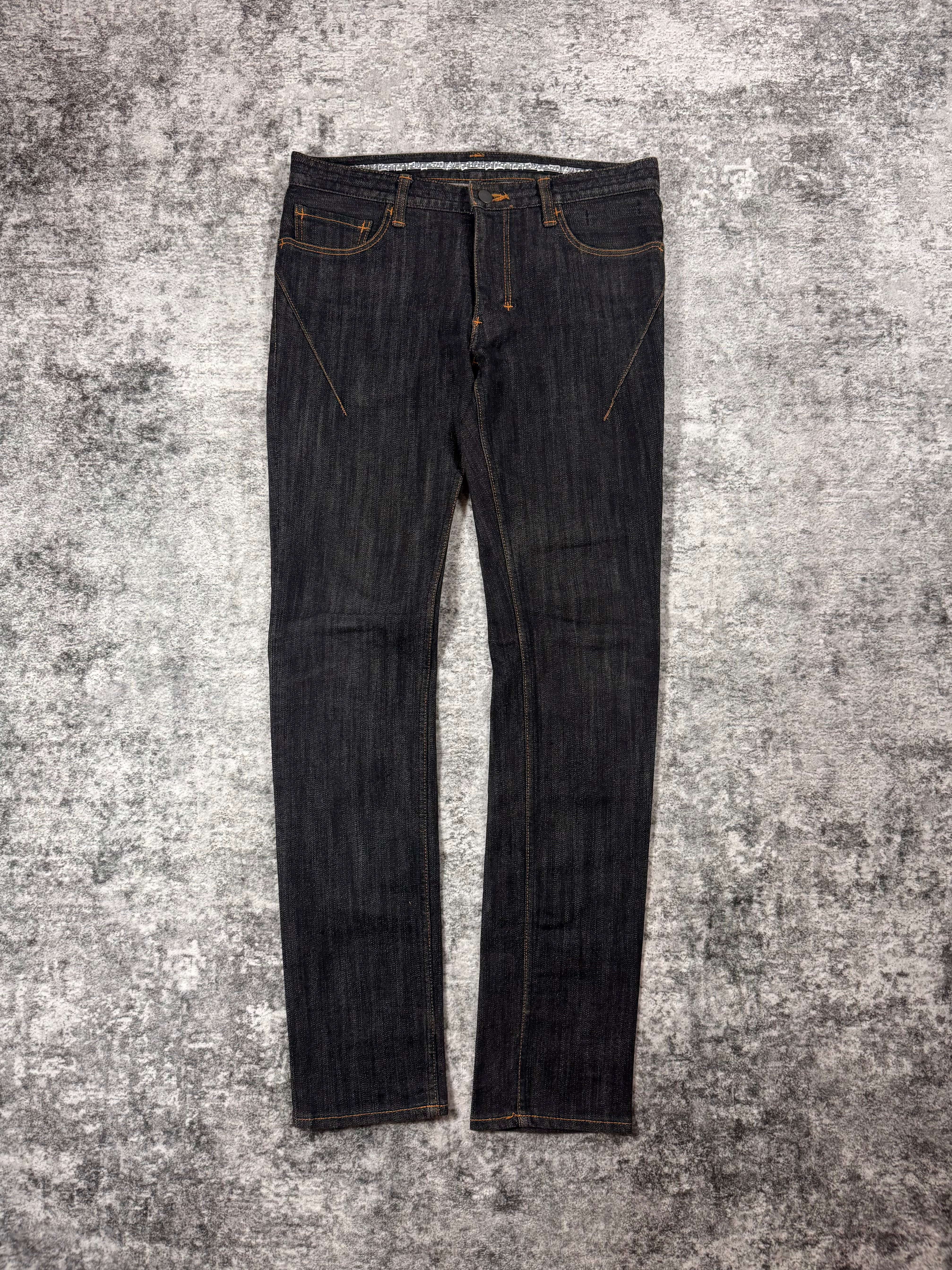 FW07 Number (N)ine “Love, God, Murder” Charcoal Denim