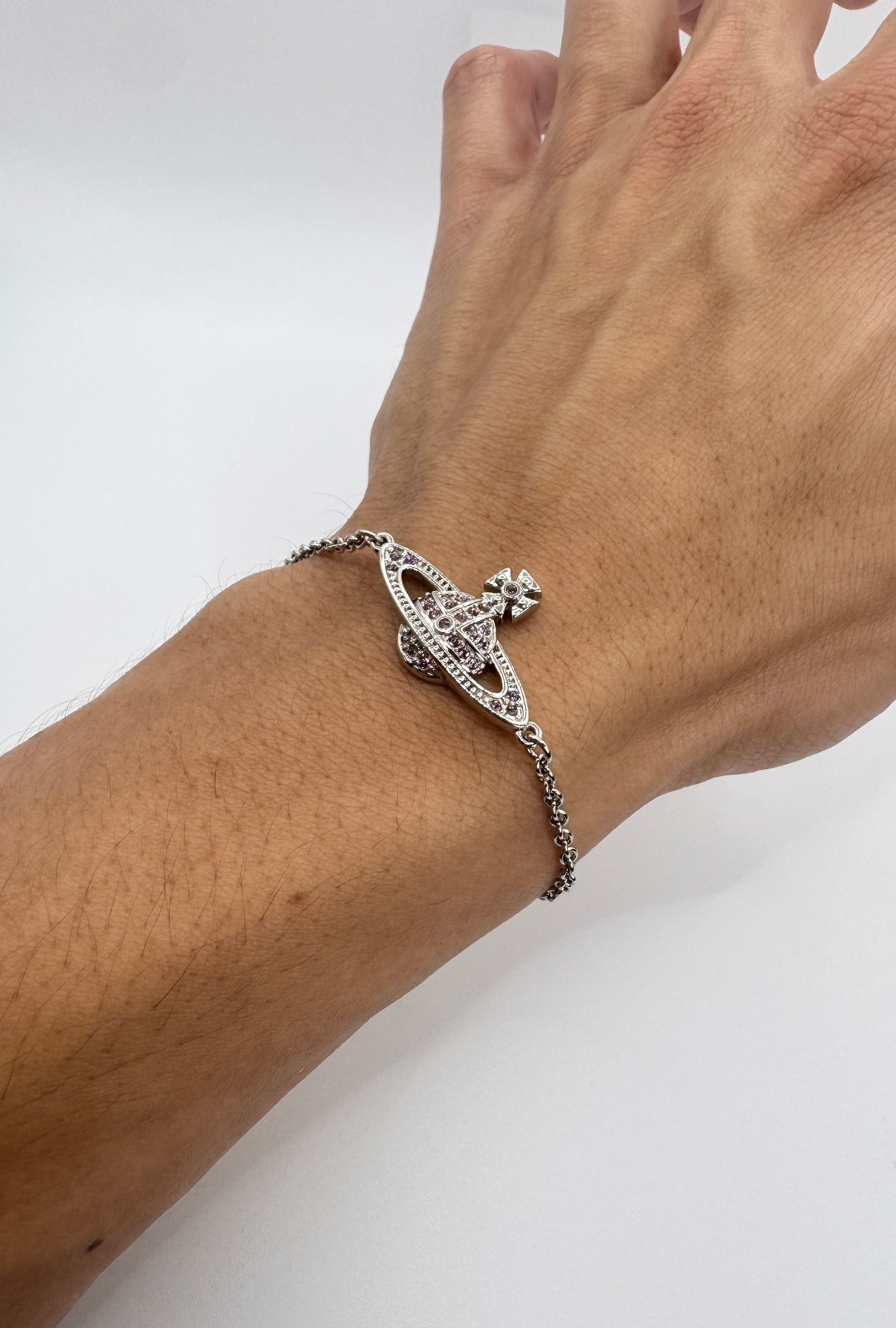 Vivienne Westwood Silver ‘Saturn Orb’ Bracelet