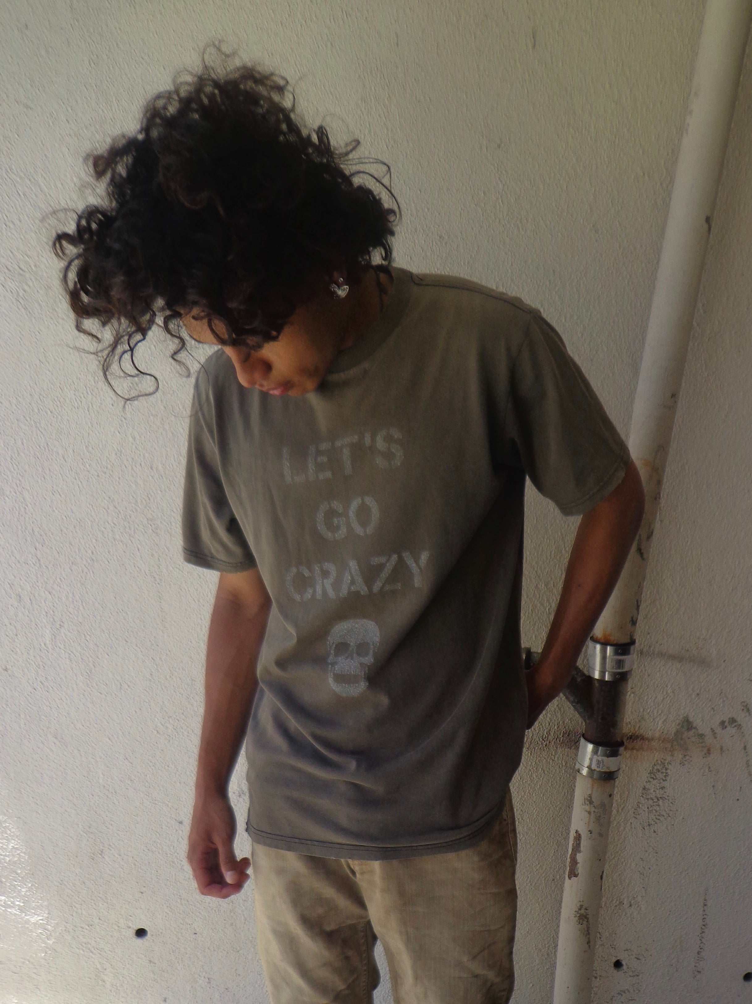 SS04 Number (N)ine “Dream Baby Dream” Lets Go Crazy Skull T shirt