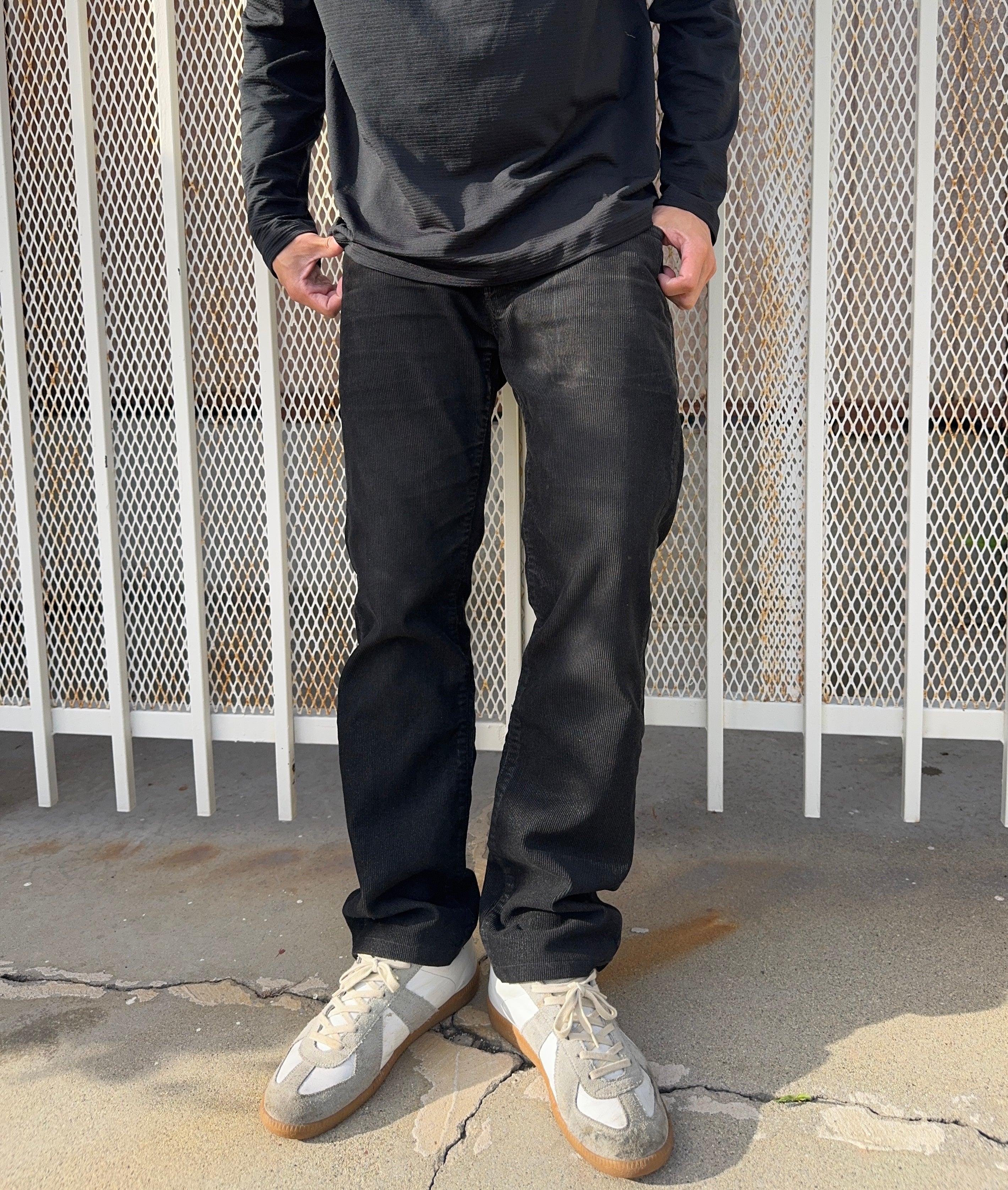 FW08 Dior Homme “Lumiere Du Nord” Waxed Corduroy Jeans