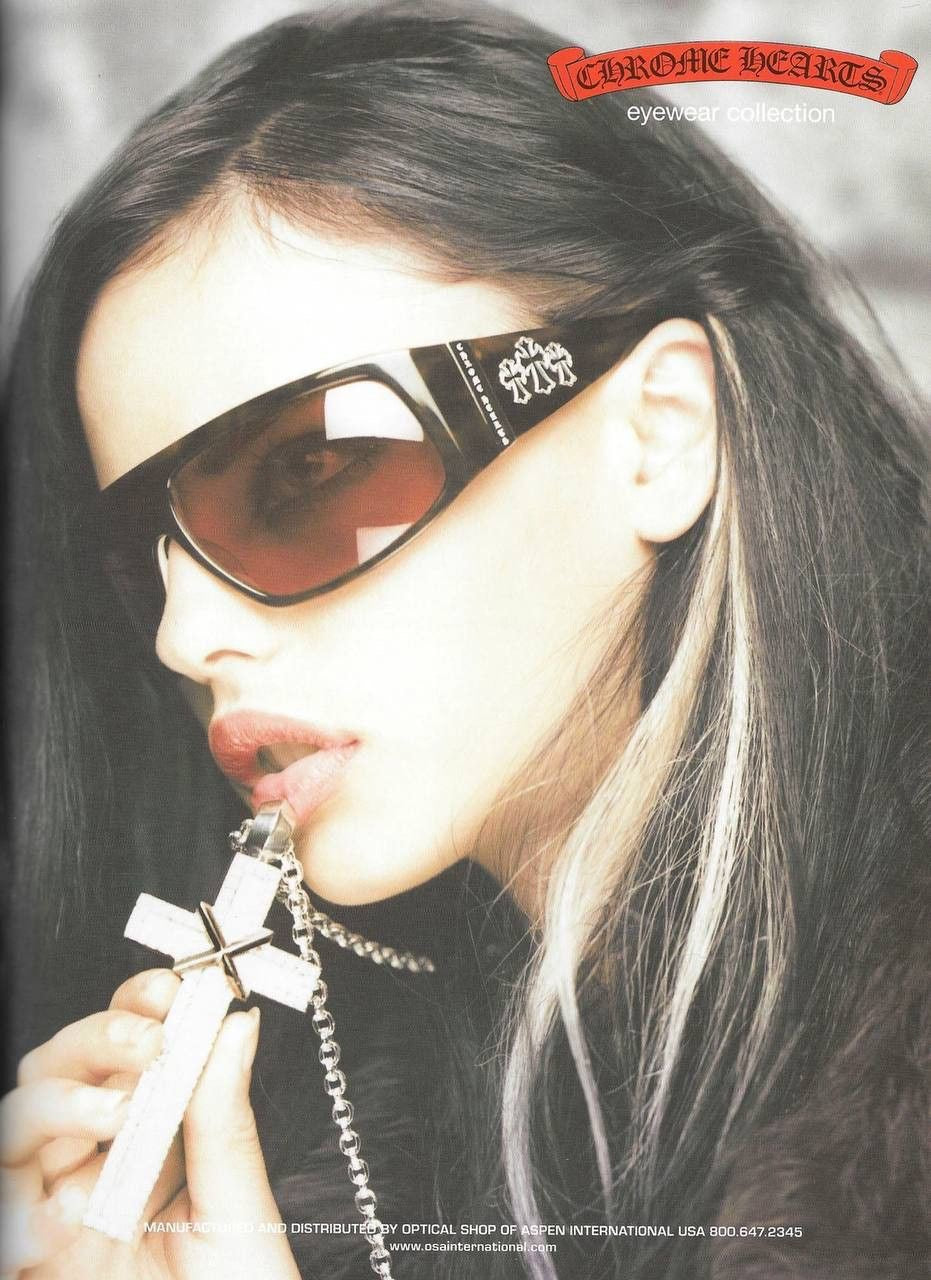 Chrome Hearts ‘Fizzy’ Triple Cemetery Cross Shield Sunglasses