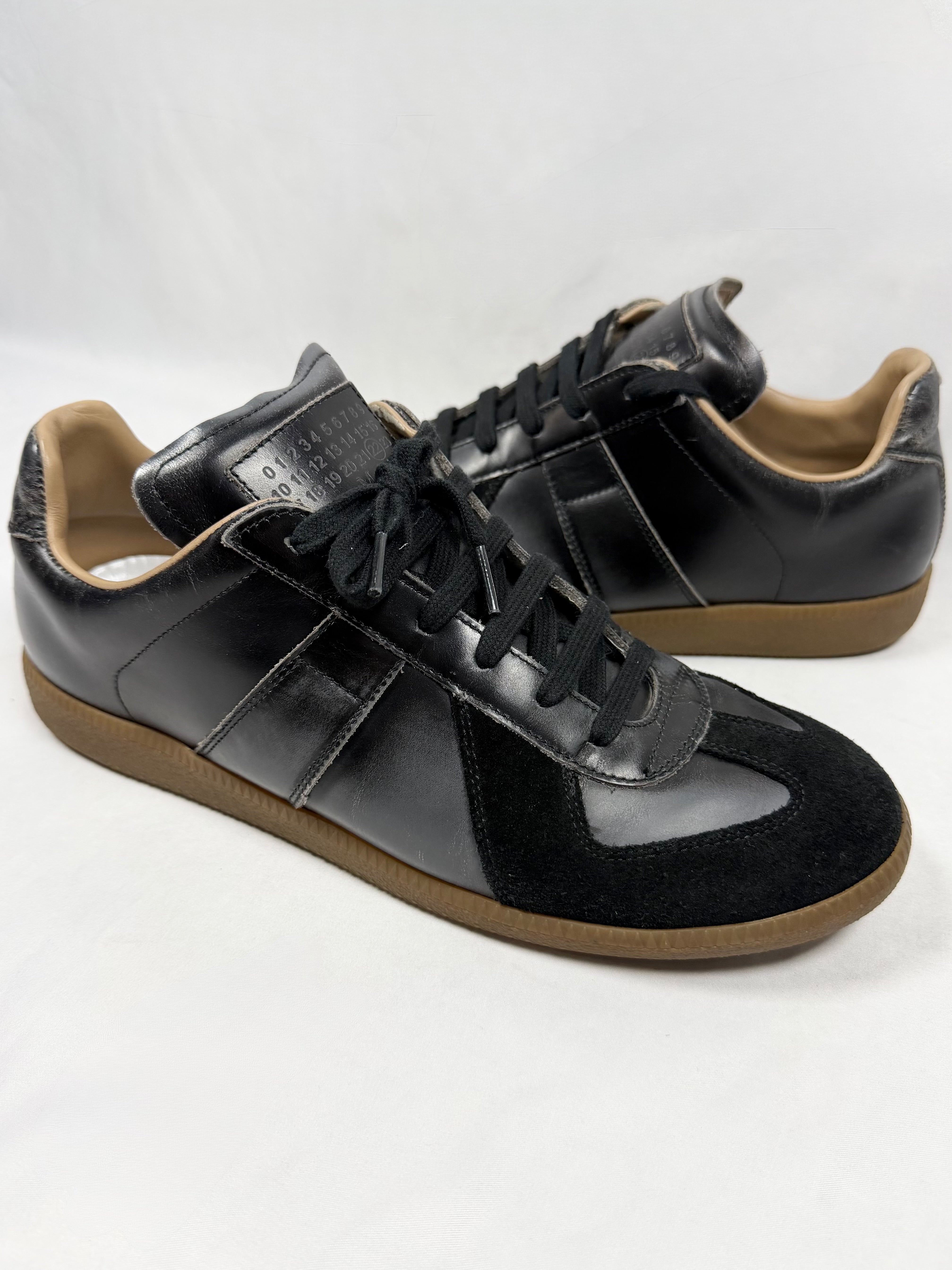 Maison Margiela Satin Black ‘VIP’ GAT Replica Low