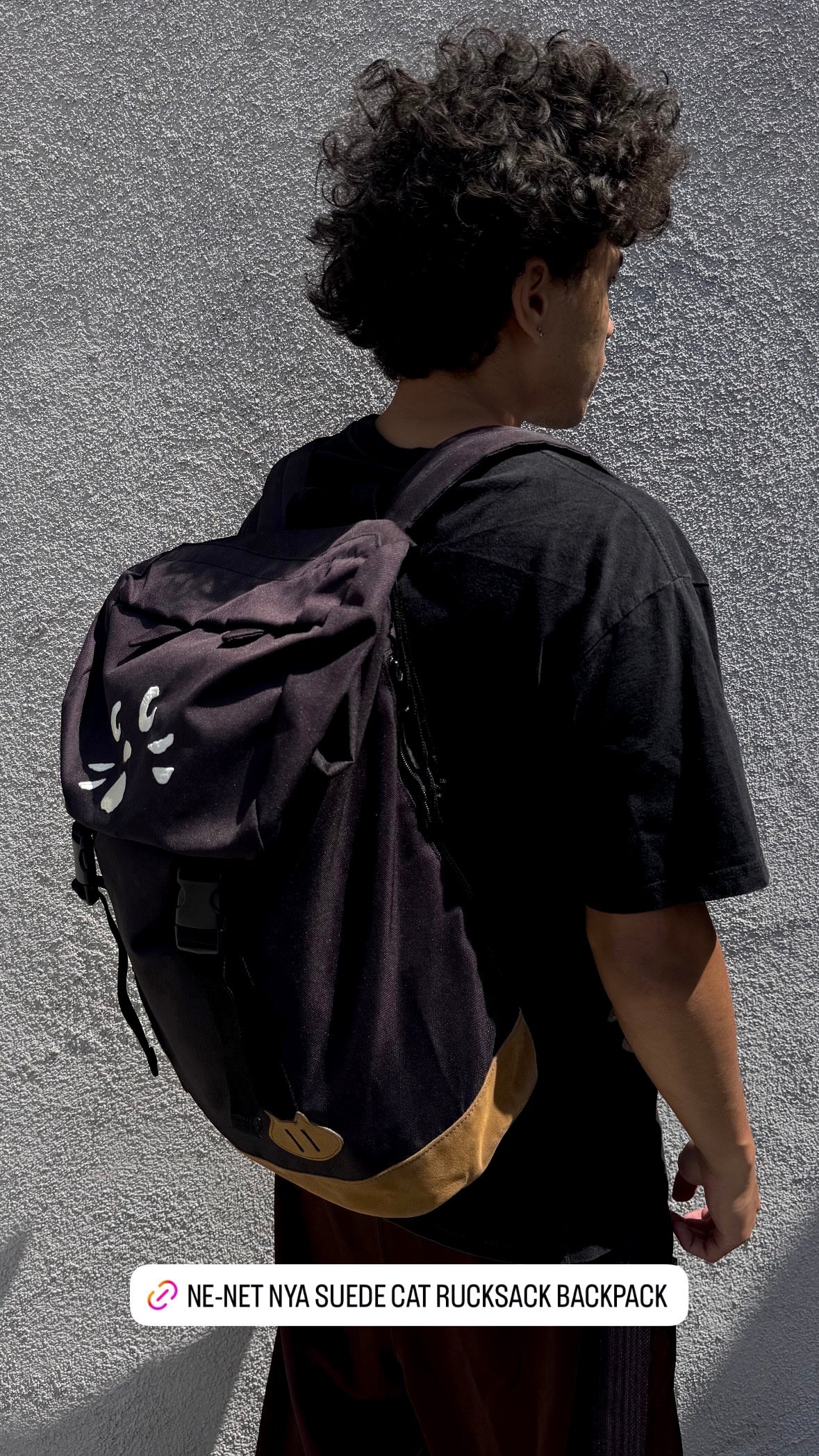 Ne-Net 'Nya' Suede Cat Rucksack Backpack