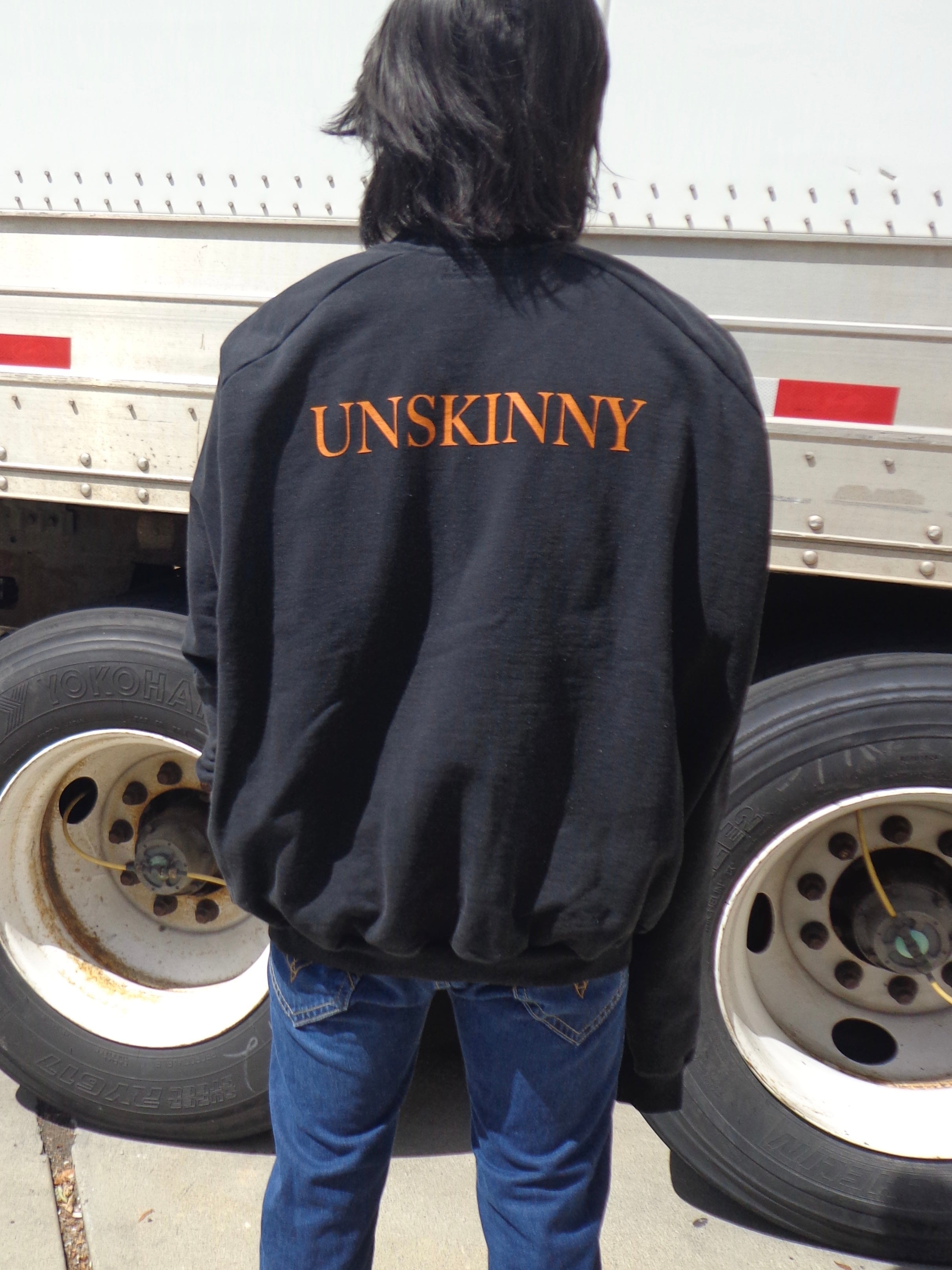 FW17 Vetements ‘Unskinny’ Black Oversized Crewneck