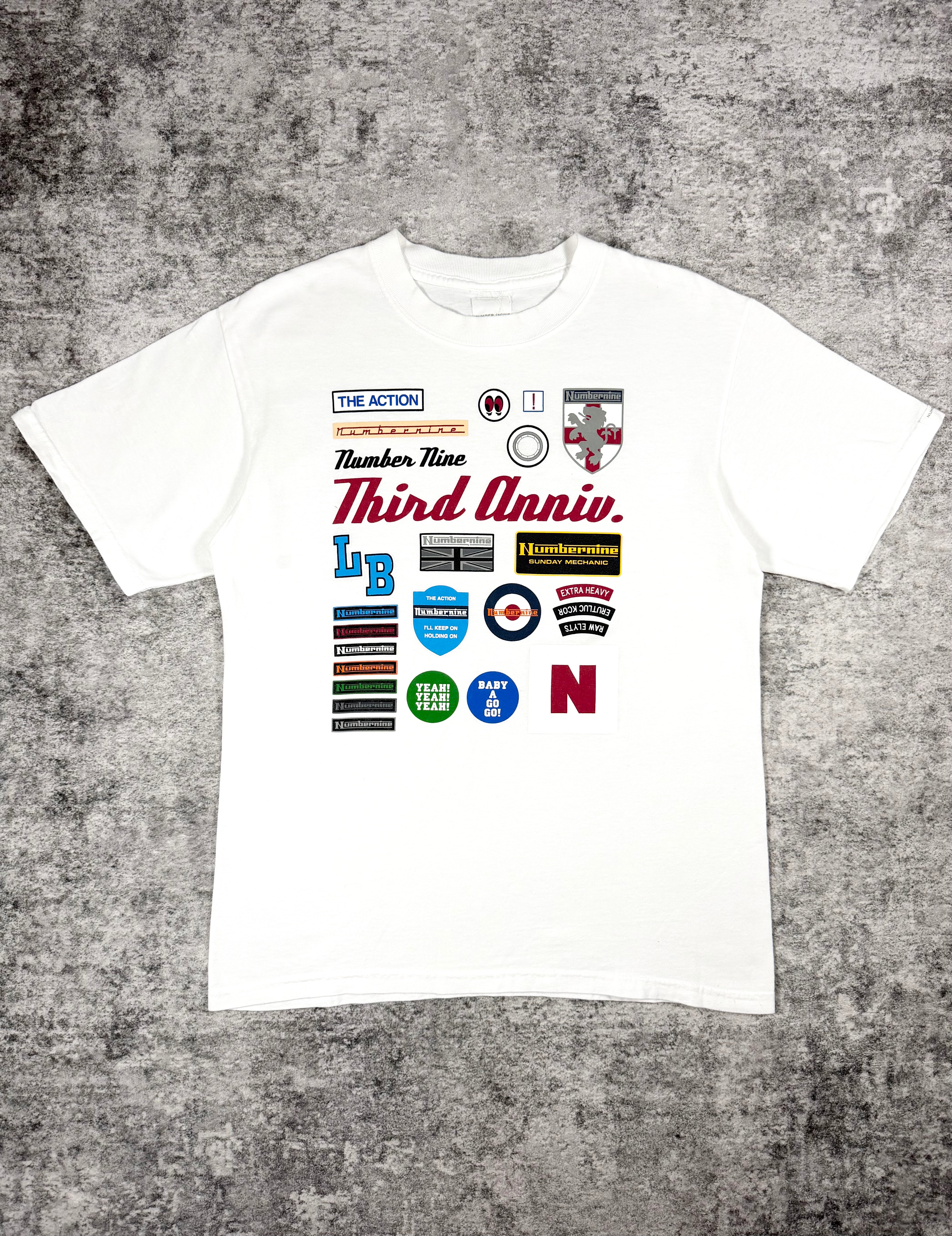 1999 Number (N)ine ‘Third Anniversary’ Archive Logo T shirt